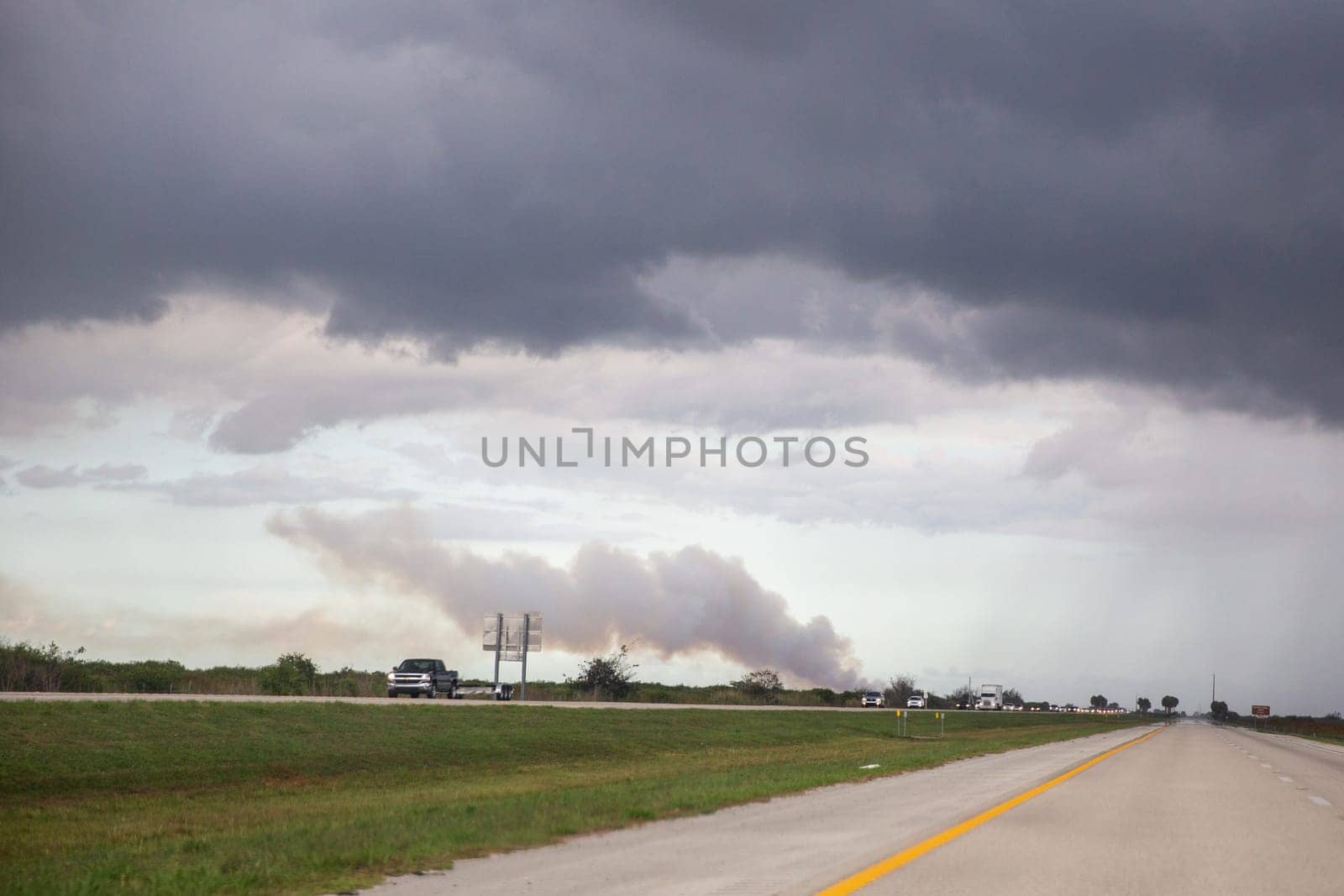 People Evacuating on Alligator Alley by TopCreativePhotography