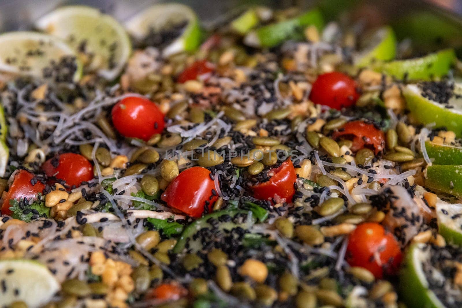 Asian Celebration Noodle Salad for a big party