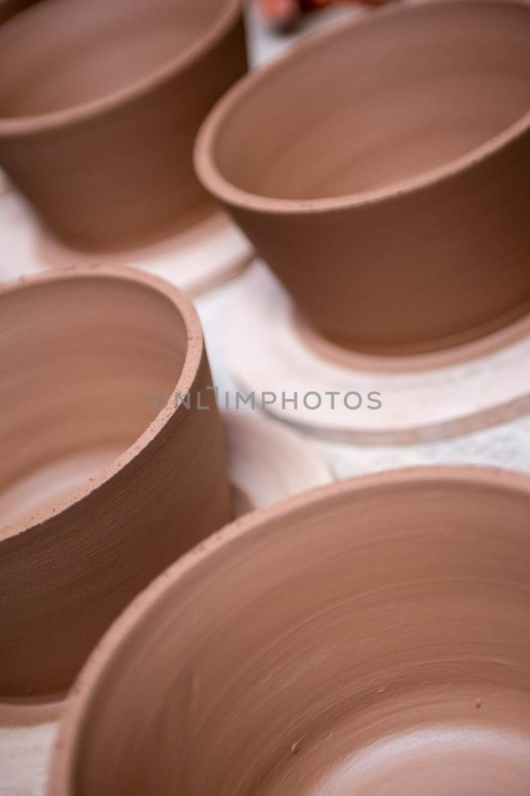 Hand made Ceramic bowls unfinished