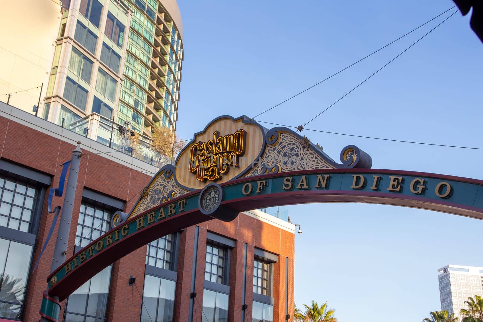Gateway to Downtown San Diego Sign