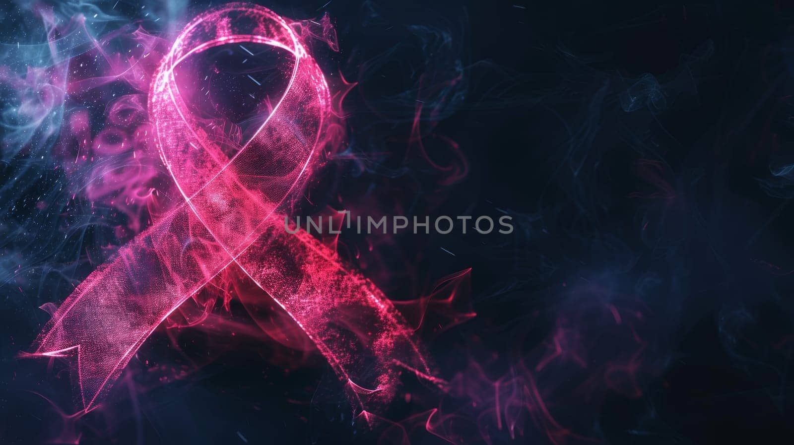 Pink Ribbon Symbol of Hope and Support for Breast Cancer Awareness