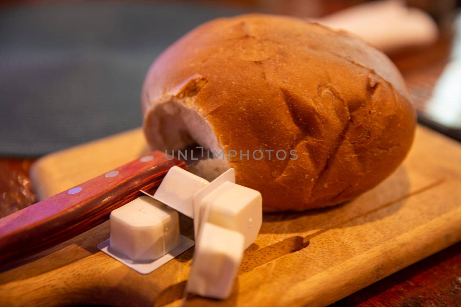Complimentary Loaf of Bread given at the bar