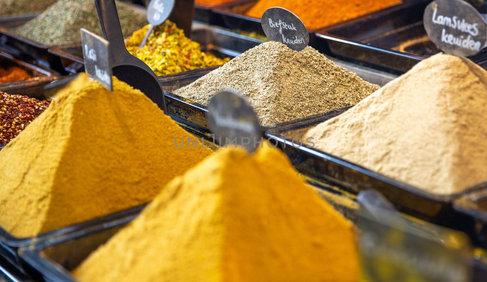 Various Spices from different countries