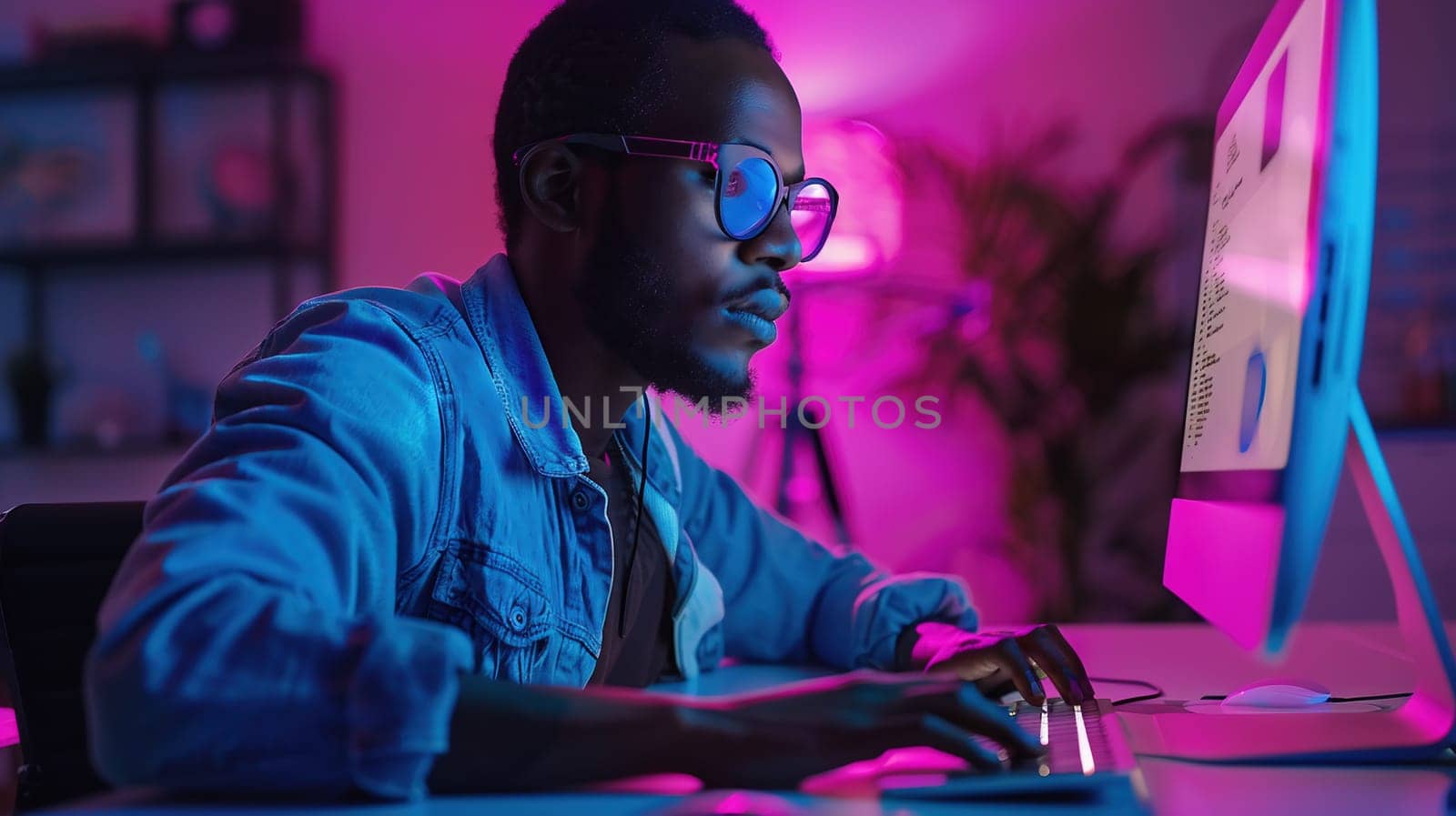 Hacker on dark web, cyberwar concept. High quality photo