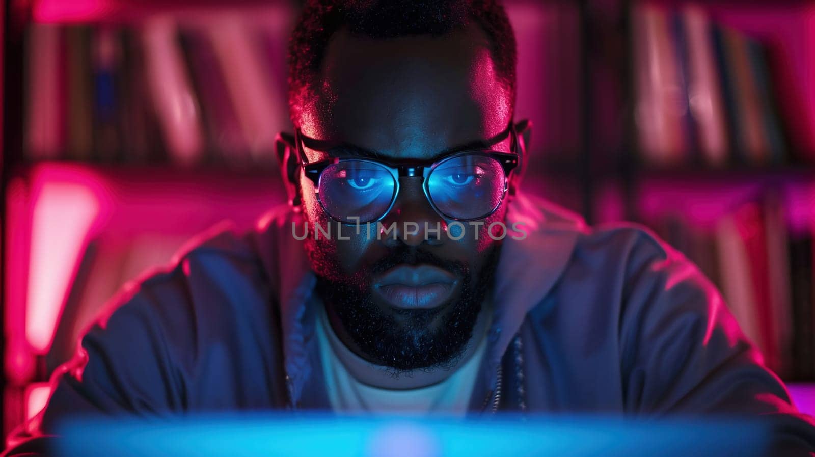 Hacker on dark web, cyberwar concept. High quality photo