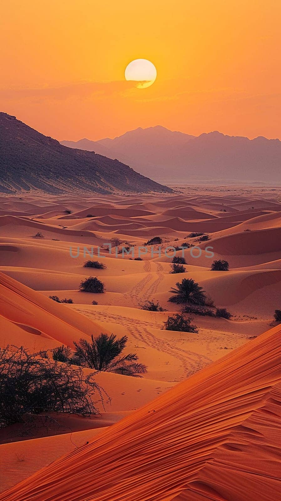 Soft sand dunes at sunrise, providing a serene and natural backdrop.