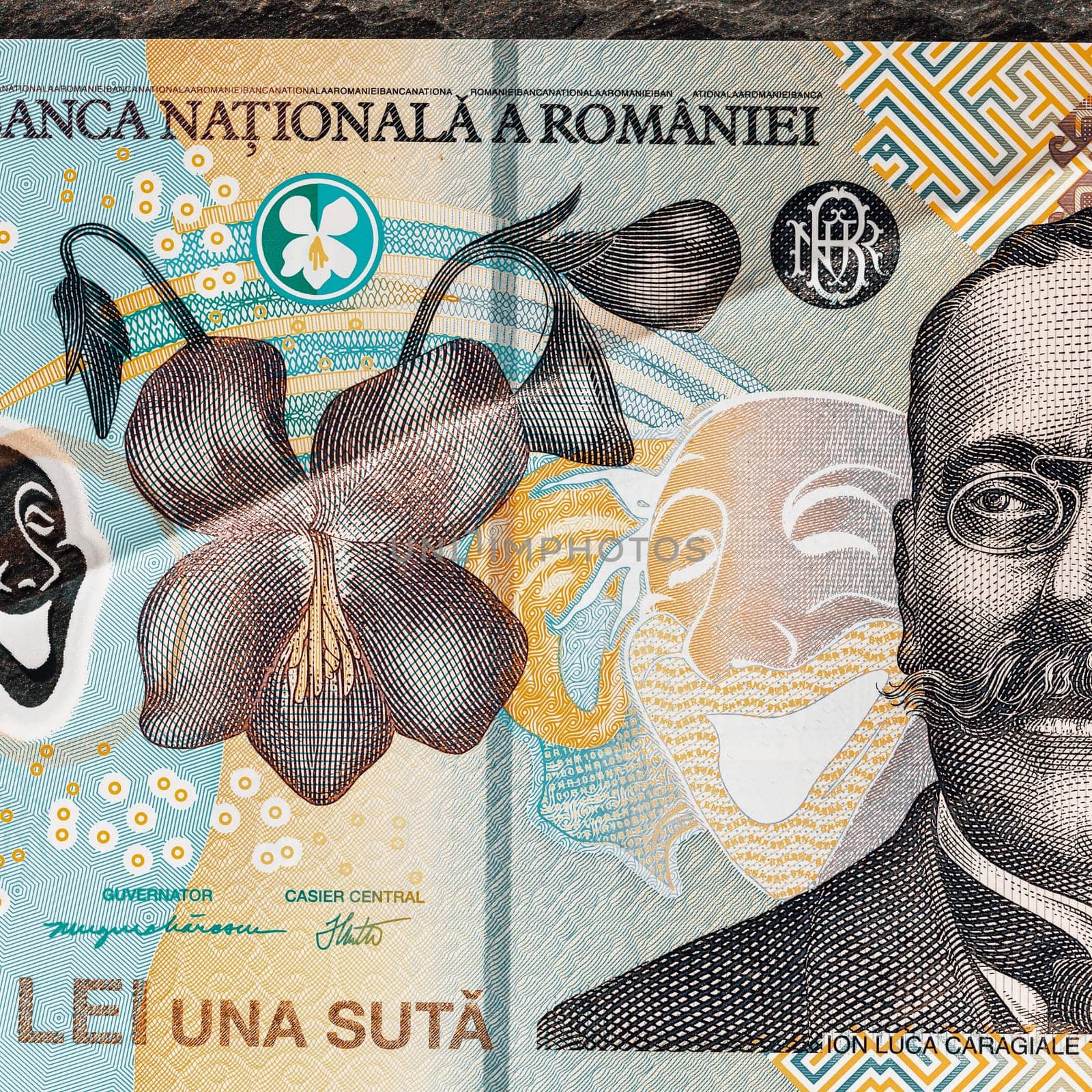 Romanian LEI Currency Banknote. RON Money European Currency by vladispas