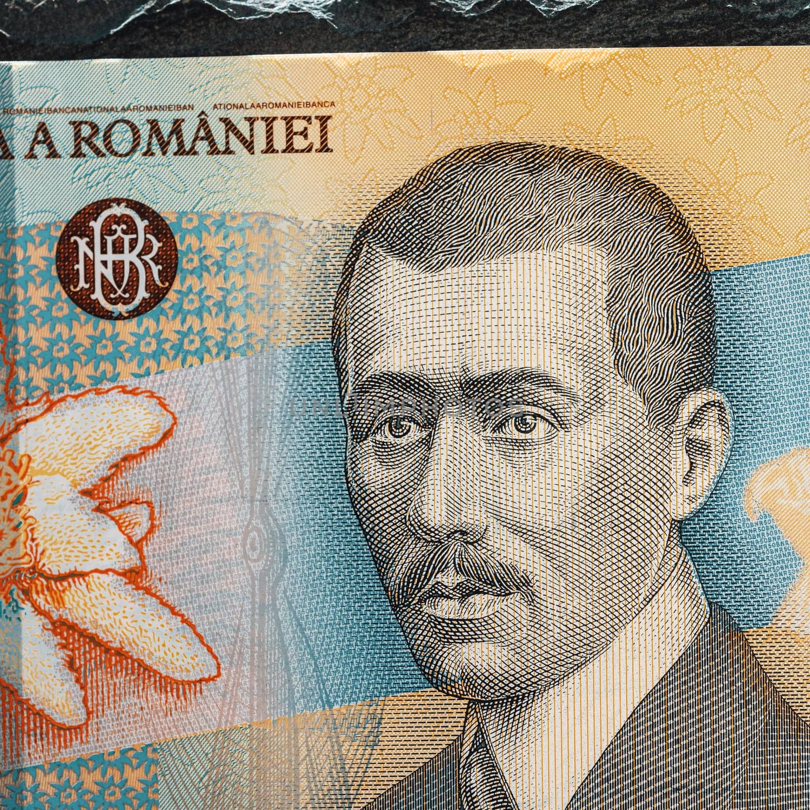 Romanian LEI Currency Banknote. RON Money European Currency by vladispas