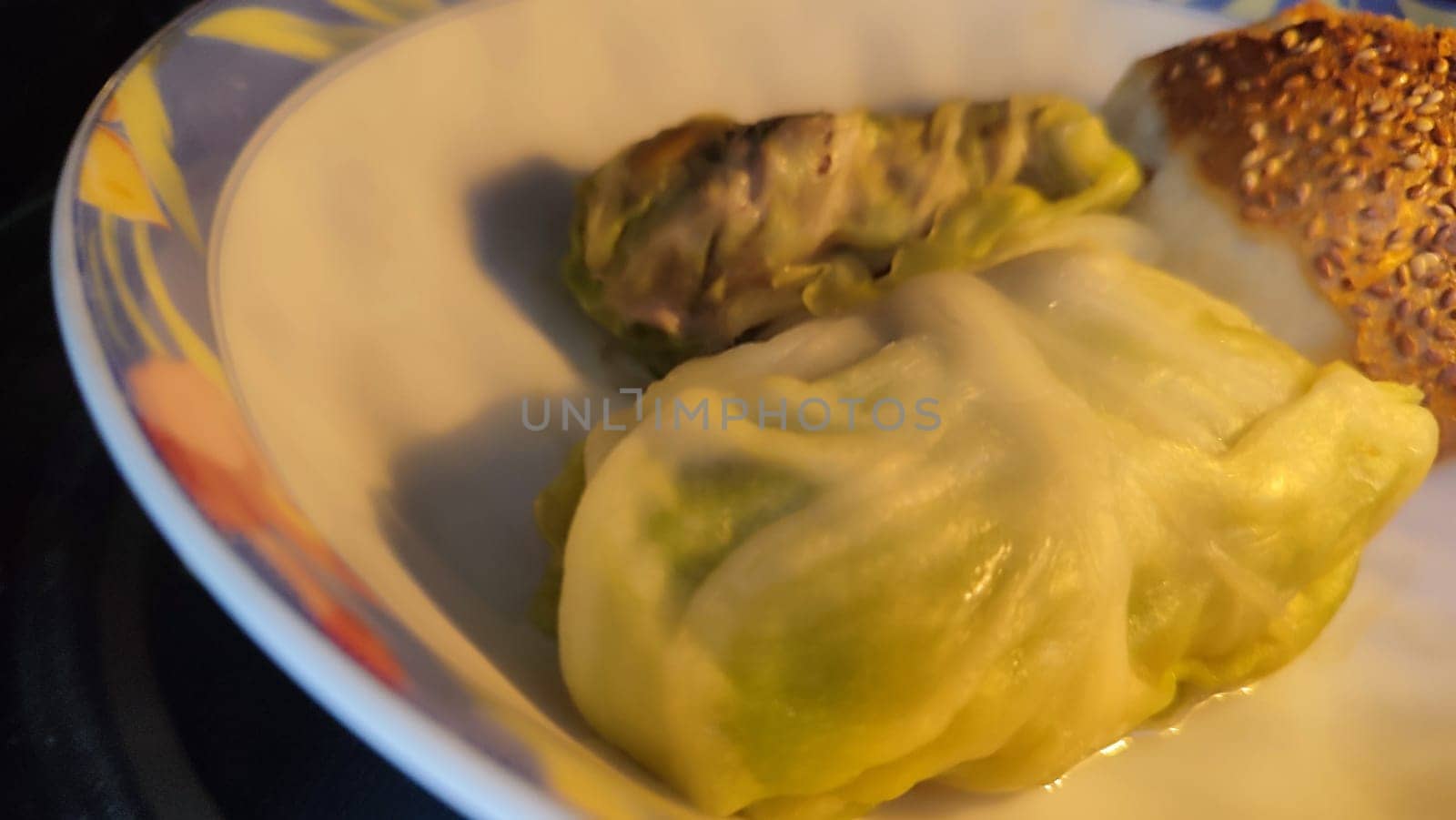 cabbage leaves stuffed, food dinner, vegetables. High quality photo
