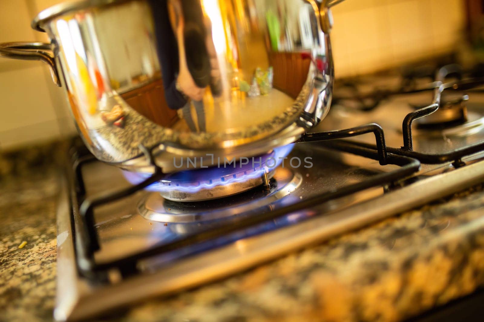 Pot Boiling on Stove by pippocarlot