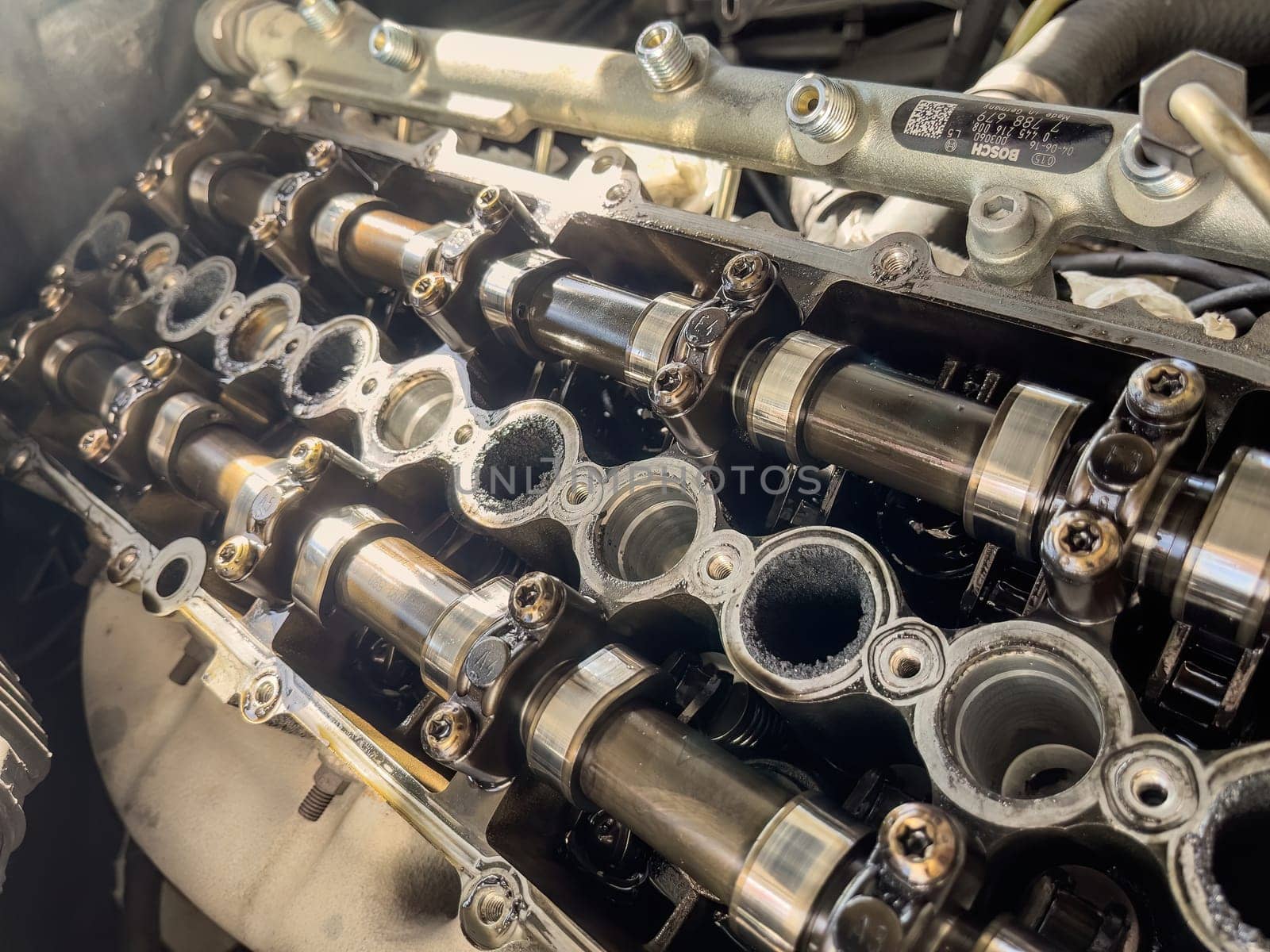 Diesel Engine Camshaft Detail by pippocarlot