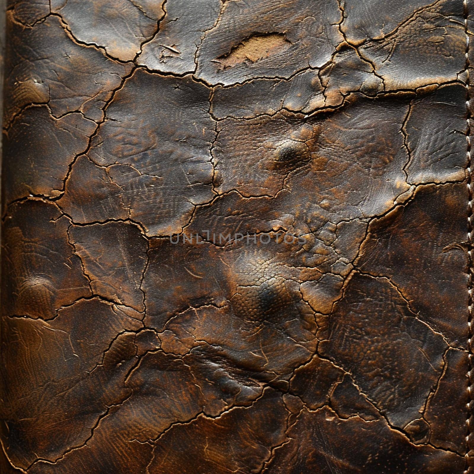 Vintage leather texture with natural patina by Benzoix