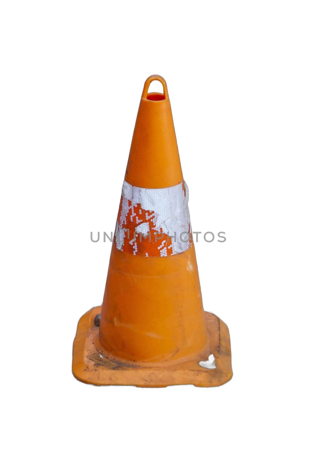 Battered Traffic Cone PNG Isolated by DakotaBOldeman