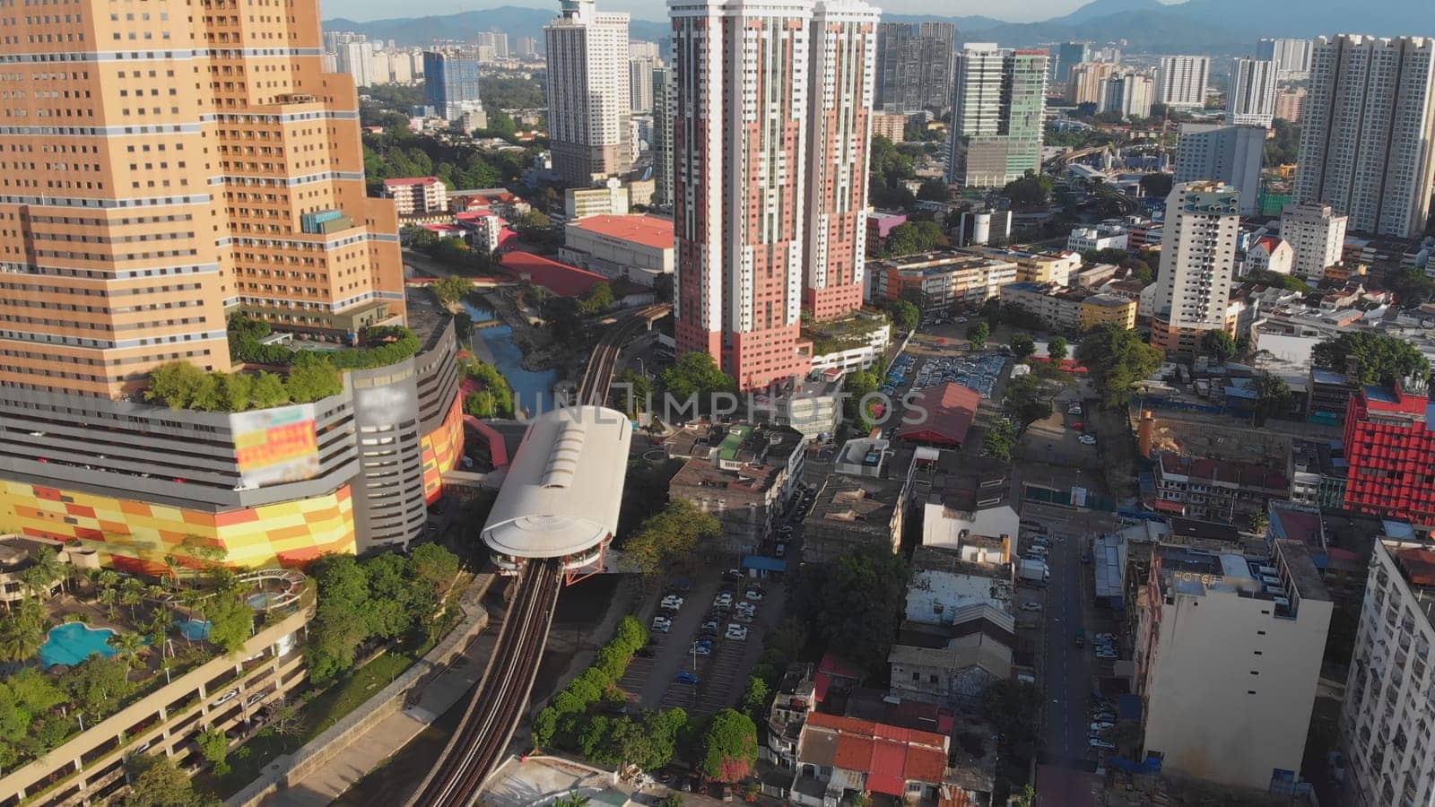 Aerial view from Drone Malaysia in early morning. by DovidPro