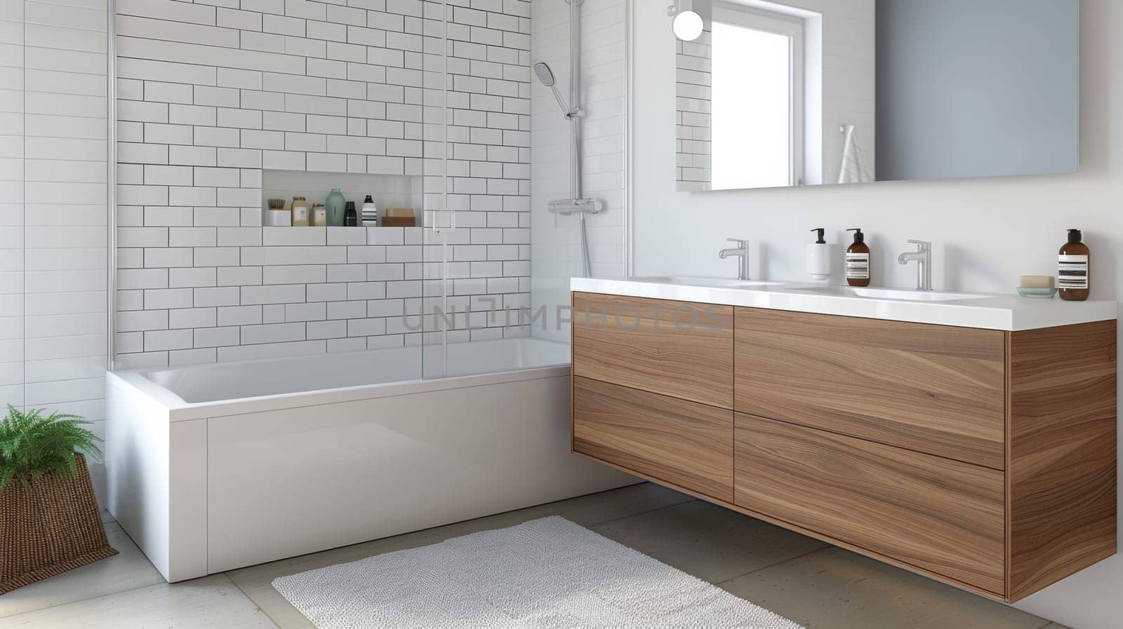 A bathroom with a sink, bathtub and toilet in it