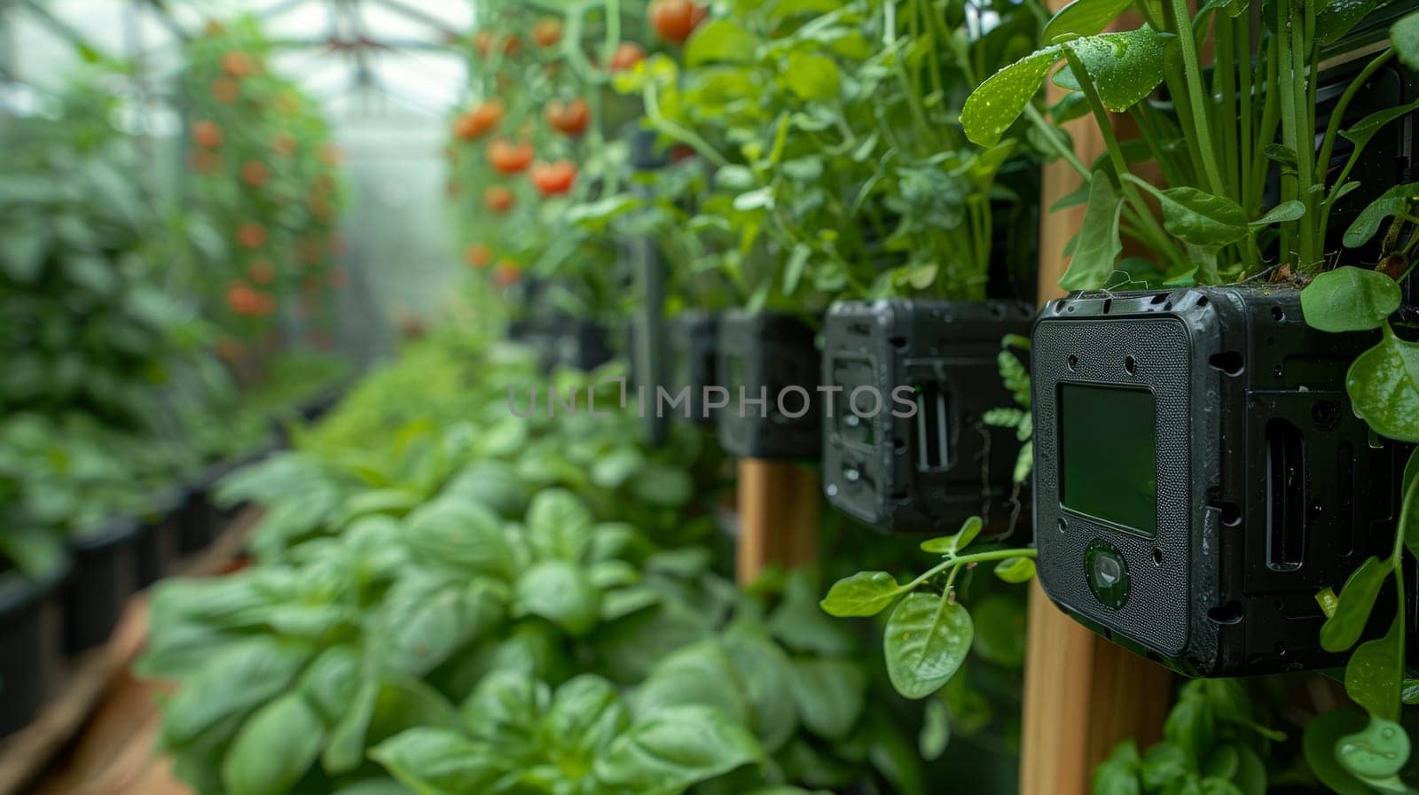 Hydroponic Farm Technology. Monitoring Sensors, Automation, and Vertical Gardens for Sustainable Agriculture by ailike