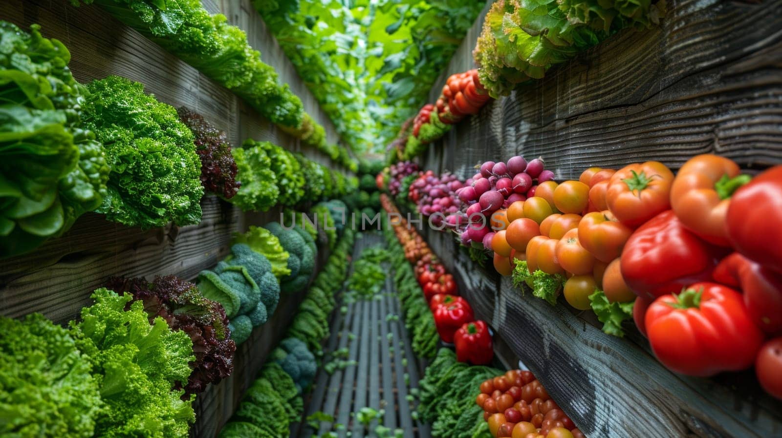 Vertical Farming Innovation. Sustainable Indoor Agriculture with Hydroponic Vegetables