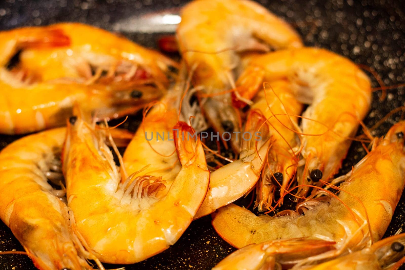 Sizzling Shrimp in the Pan Culinary Mastery by DakotaBOldeman