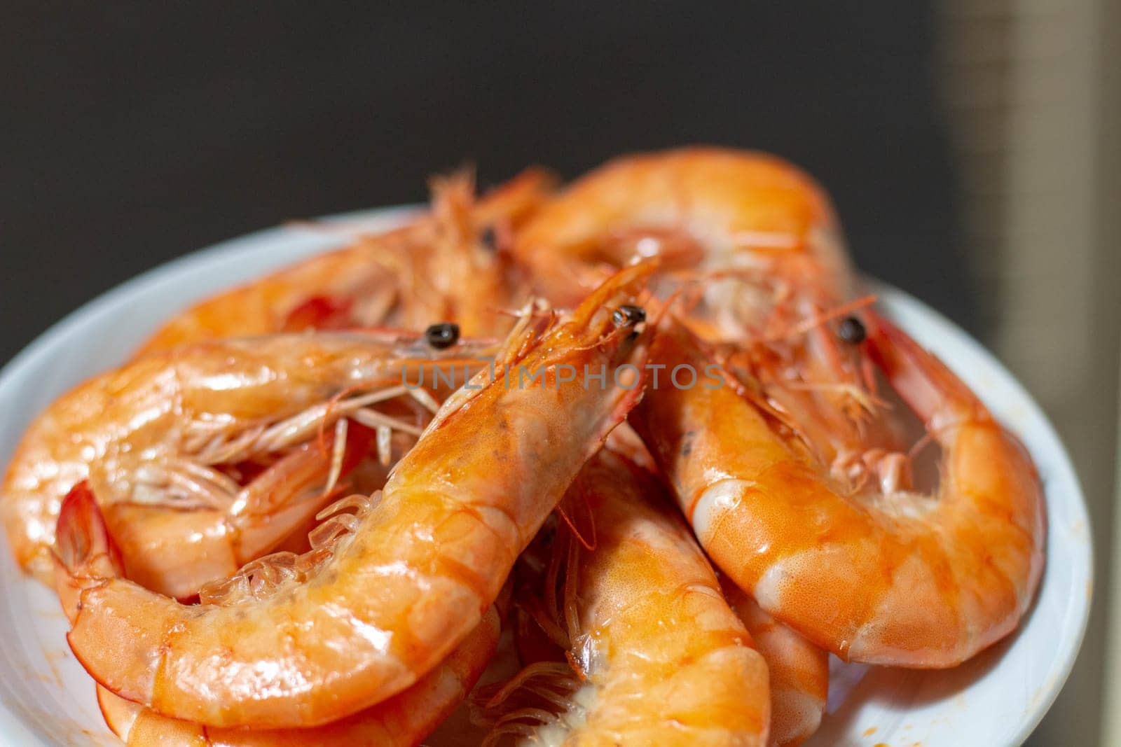 Sizzling Shrimp for Paella Spanish Culinary Tradition by DakotaBOldeman