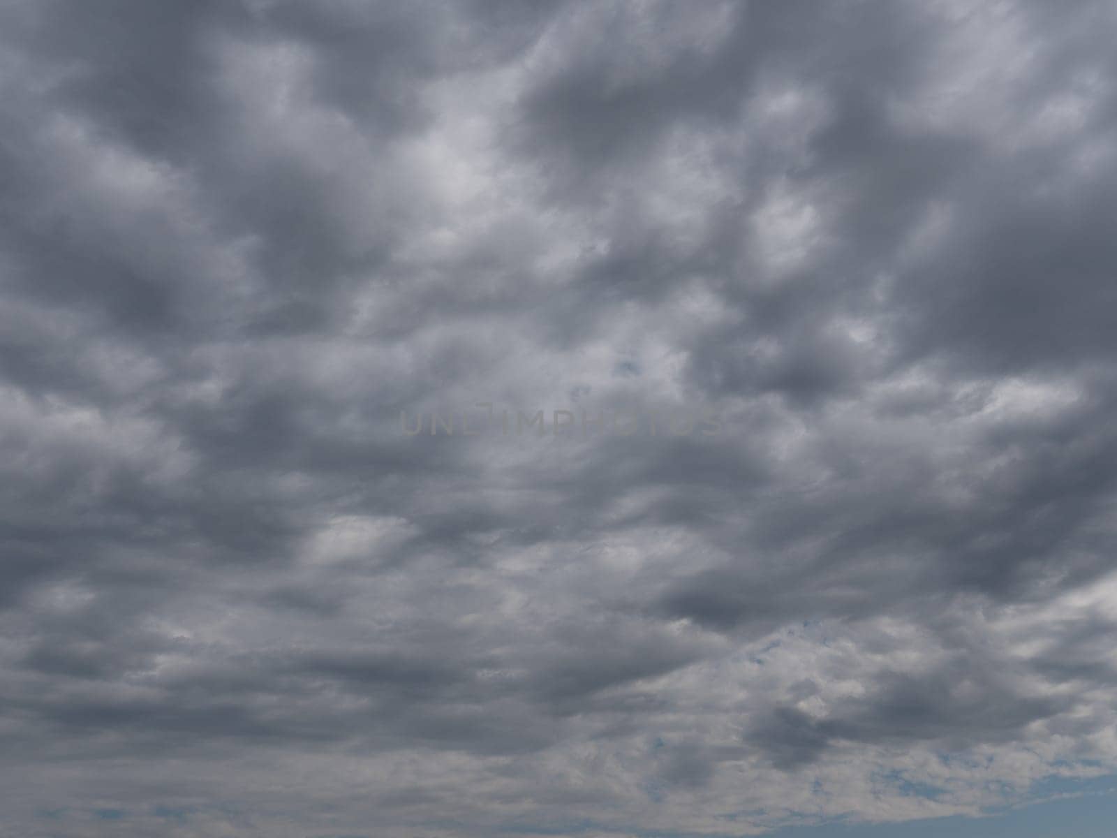 Beautiful various forms clouds in the high sky.