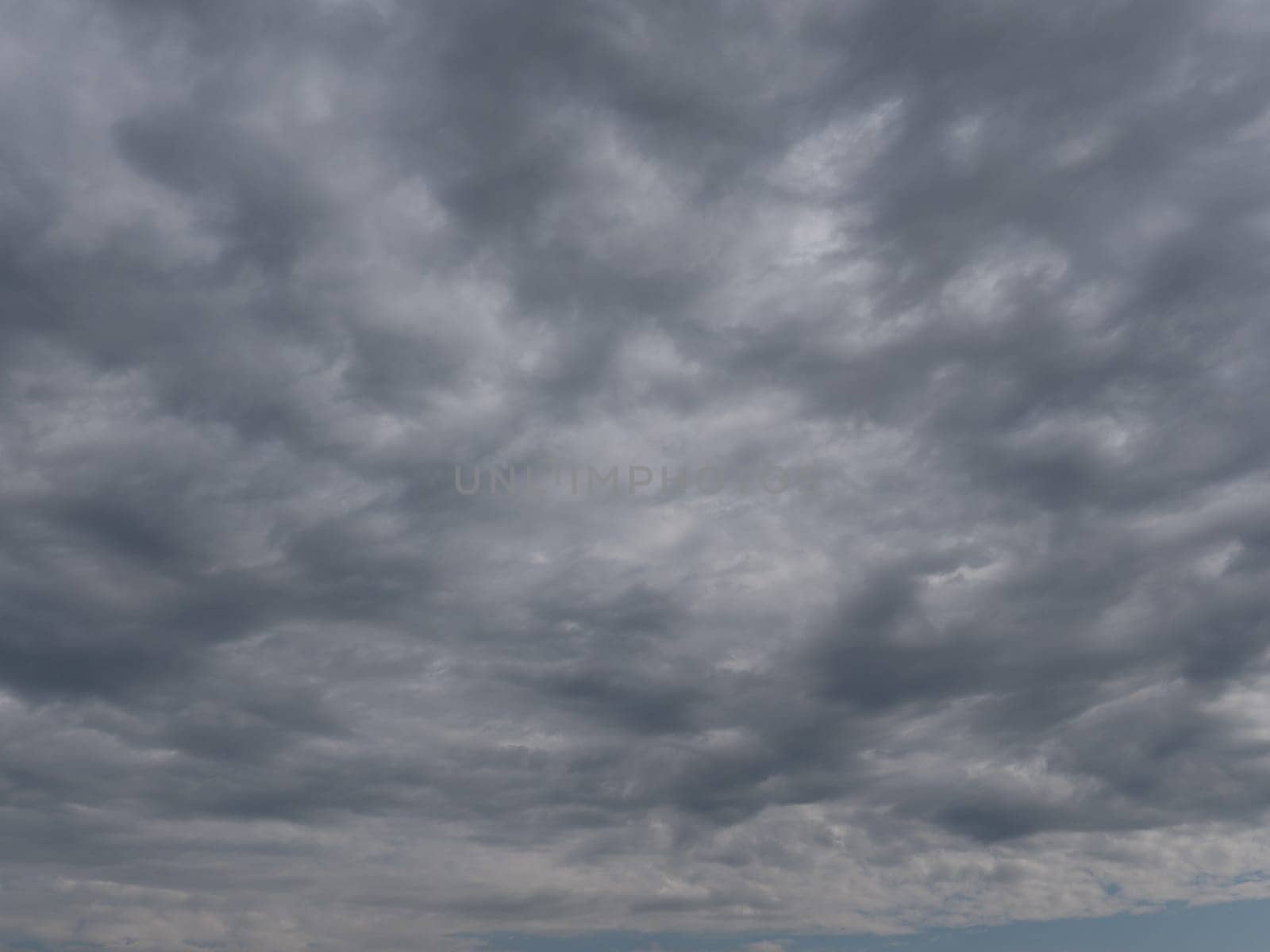 Beautiful various forms clouds in the high sky.