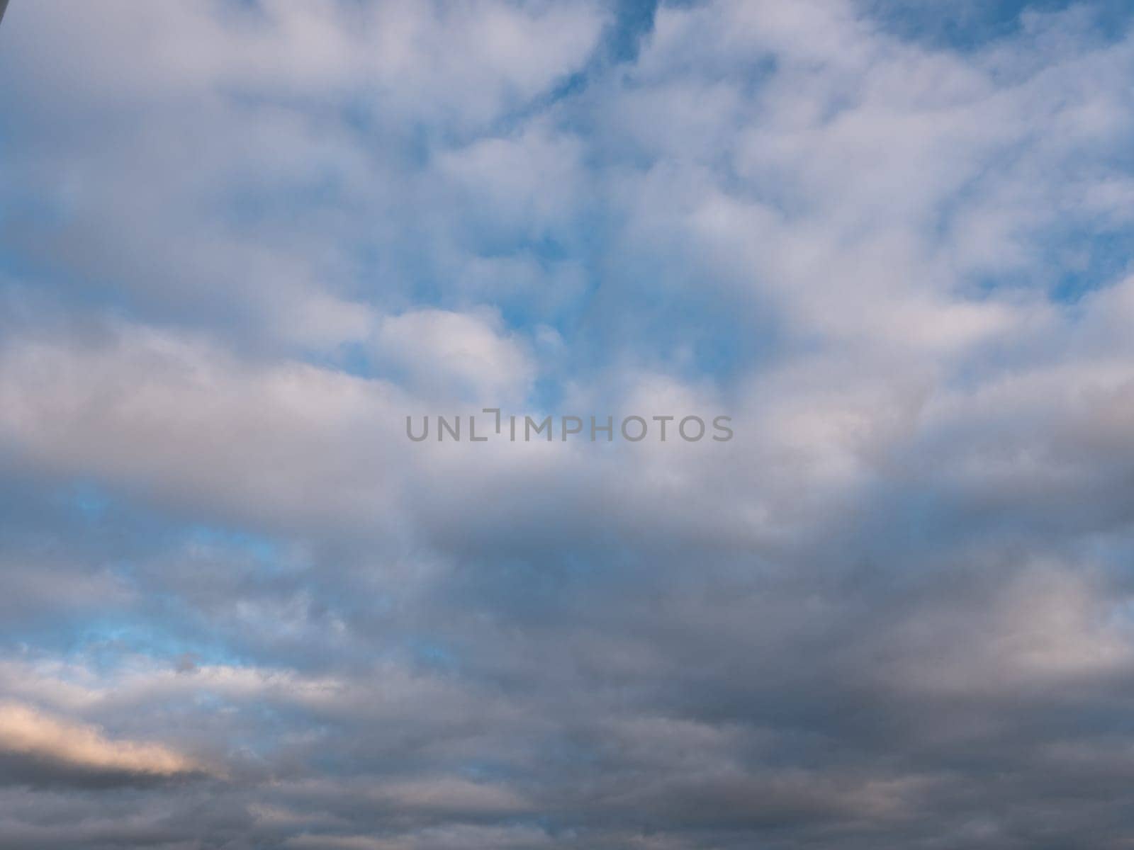 Beautiful various forms clouds in the high sky.