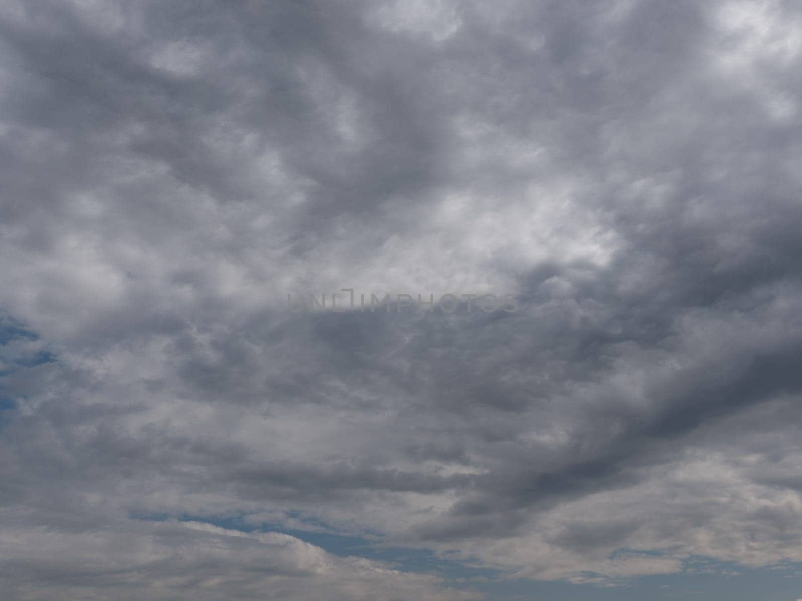 Beautiful various forms clouds in the high sky.