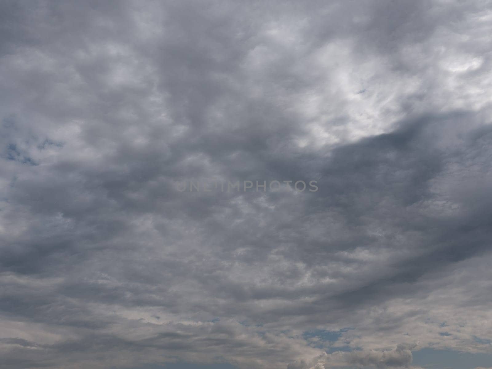 Beautiful various forms clouds in the high sky.