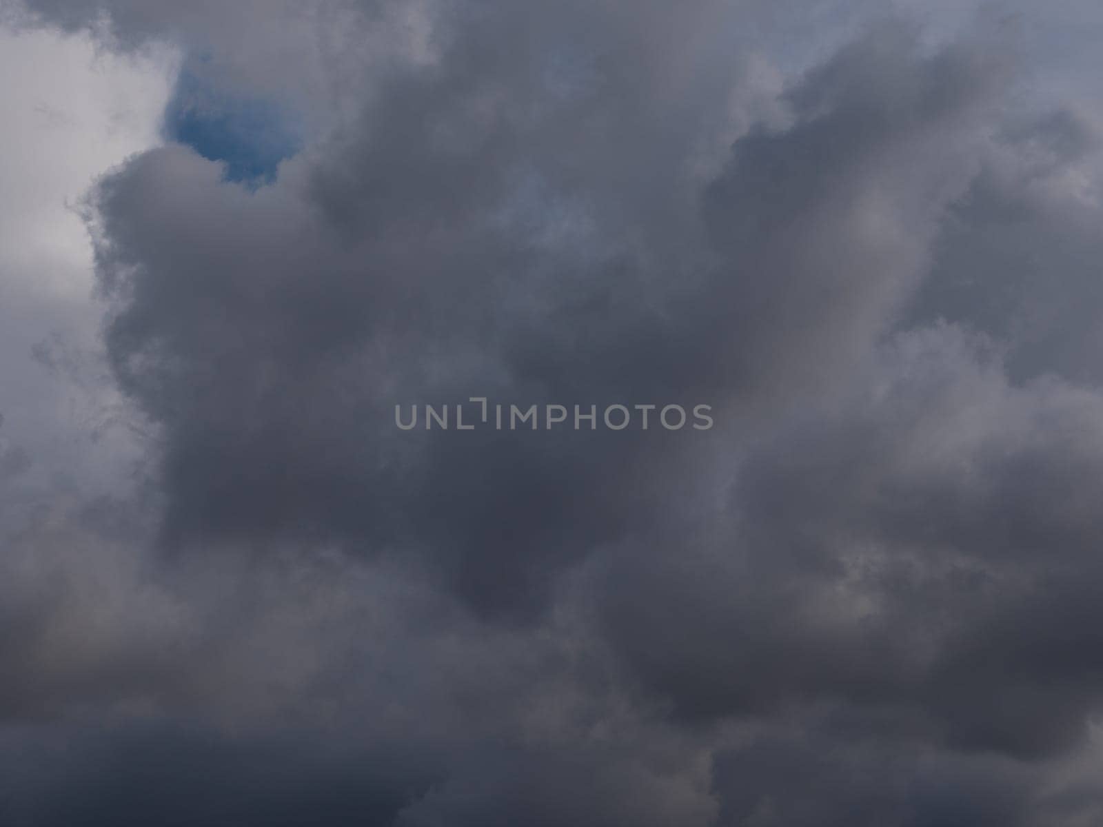 Beautiful various forms clouds in the high sky.