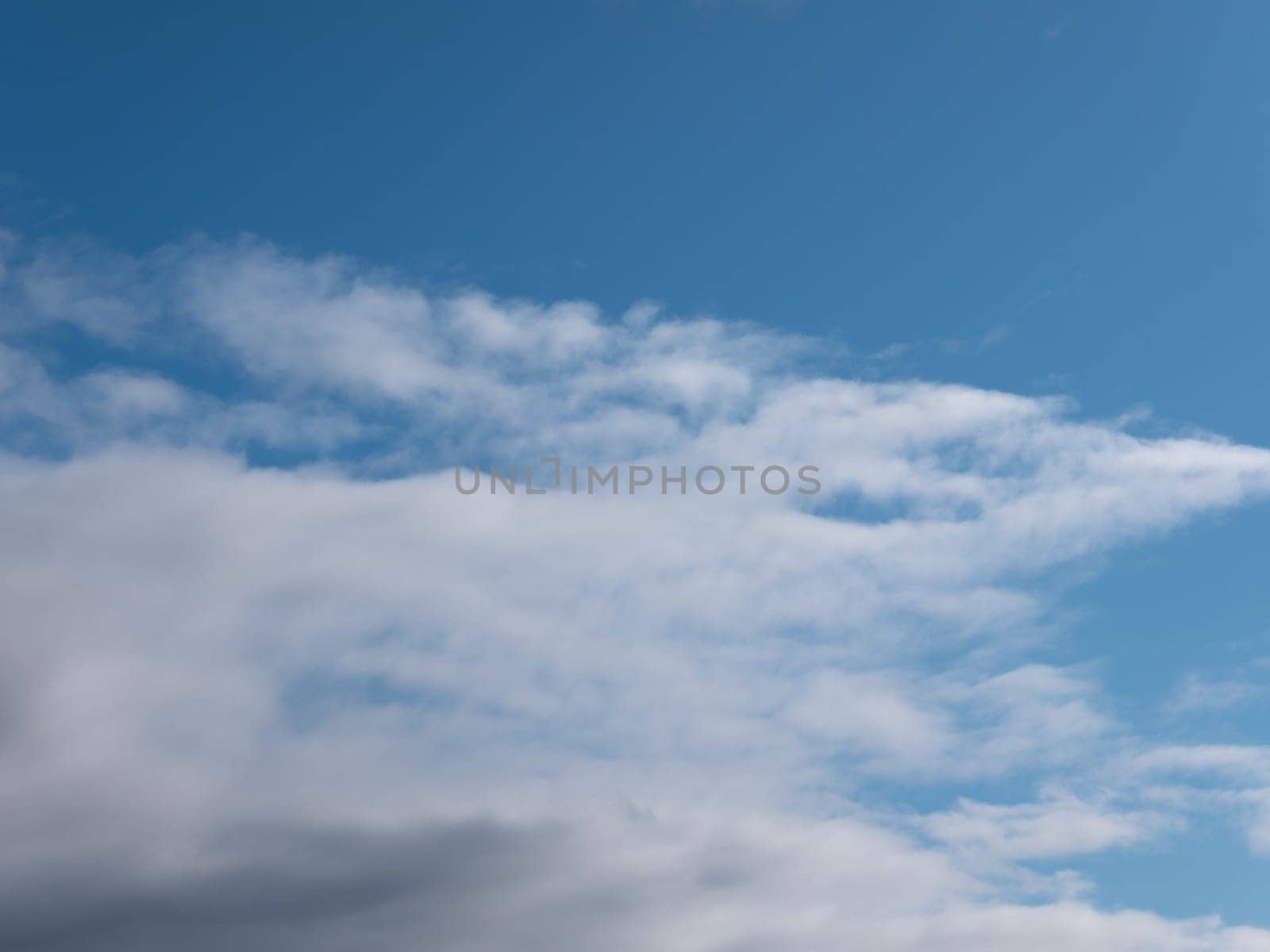 Beautiful various forms clouds in the high sky.