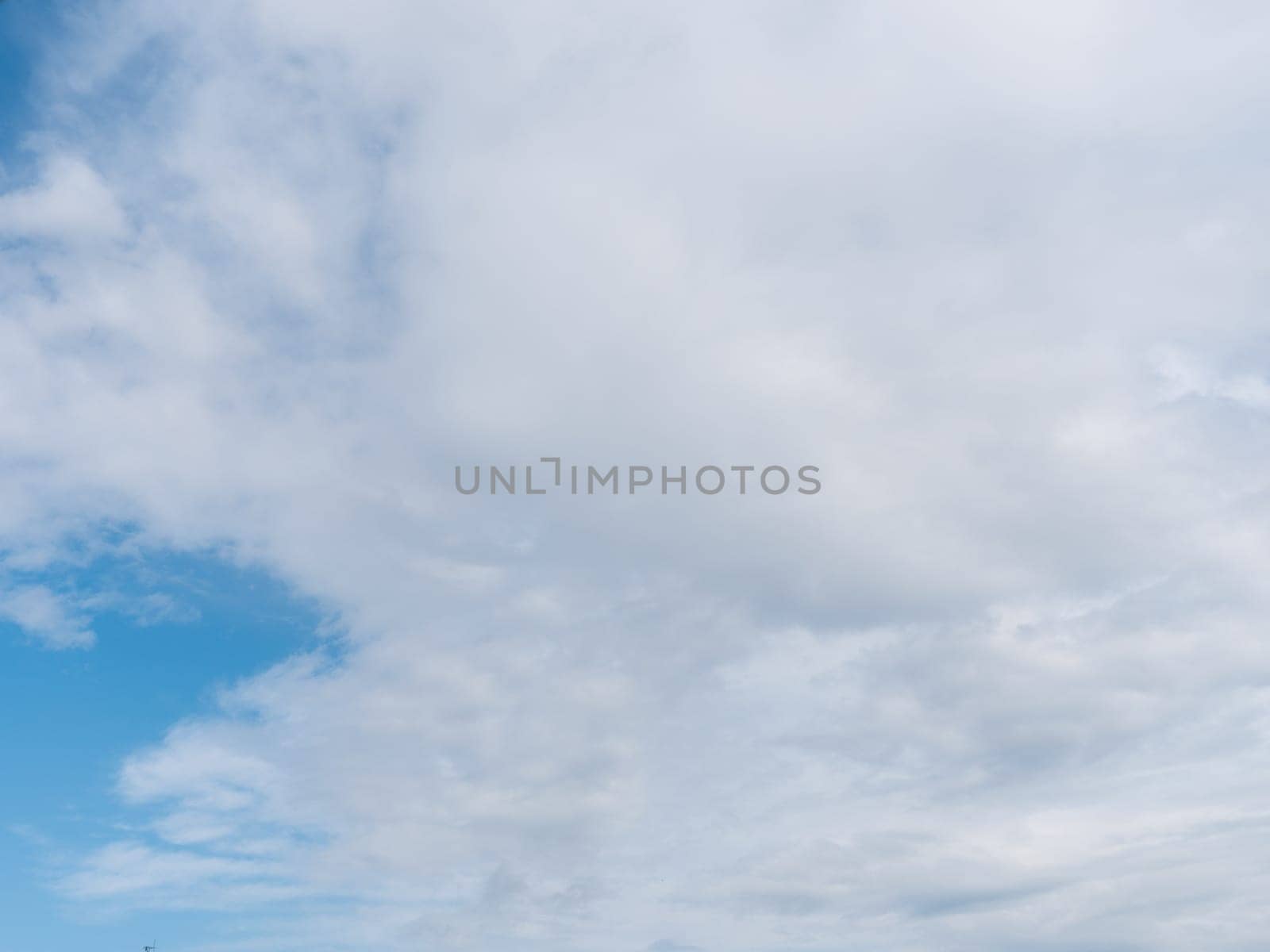 Beautiful various forms clouds in the high sky.