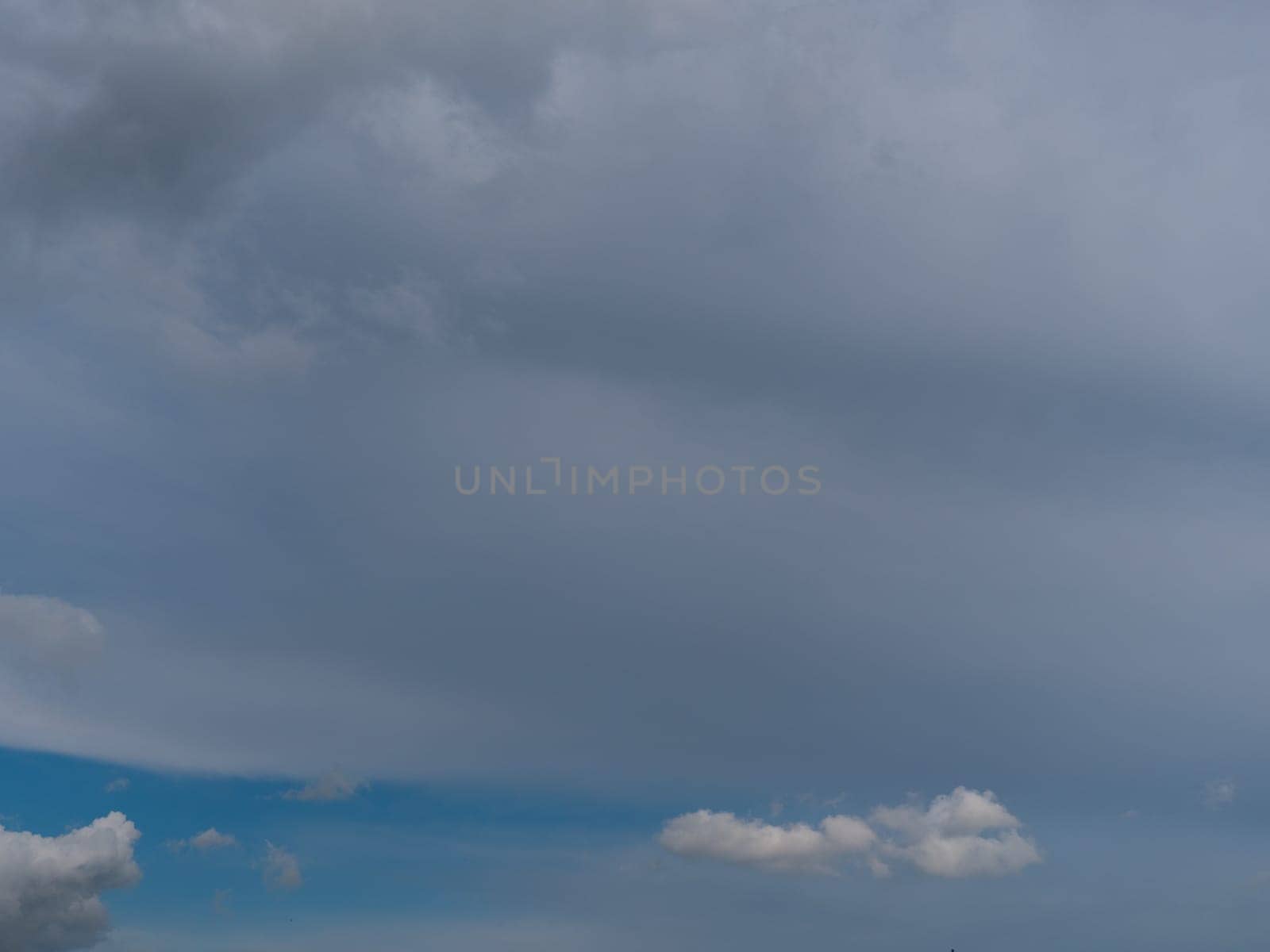 Beautiful various forms clouds in the high sky.