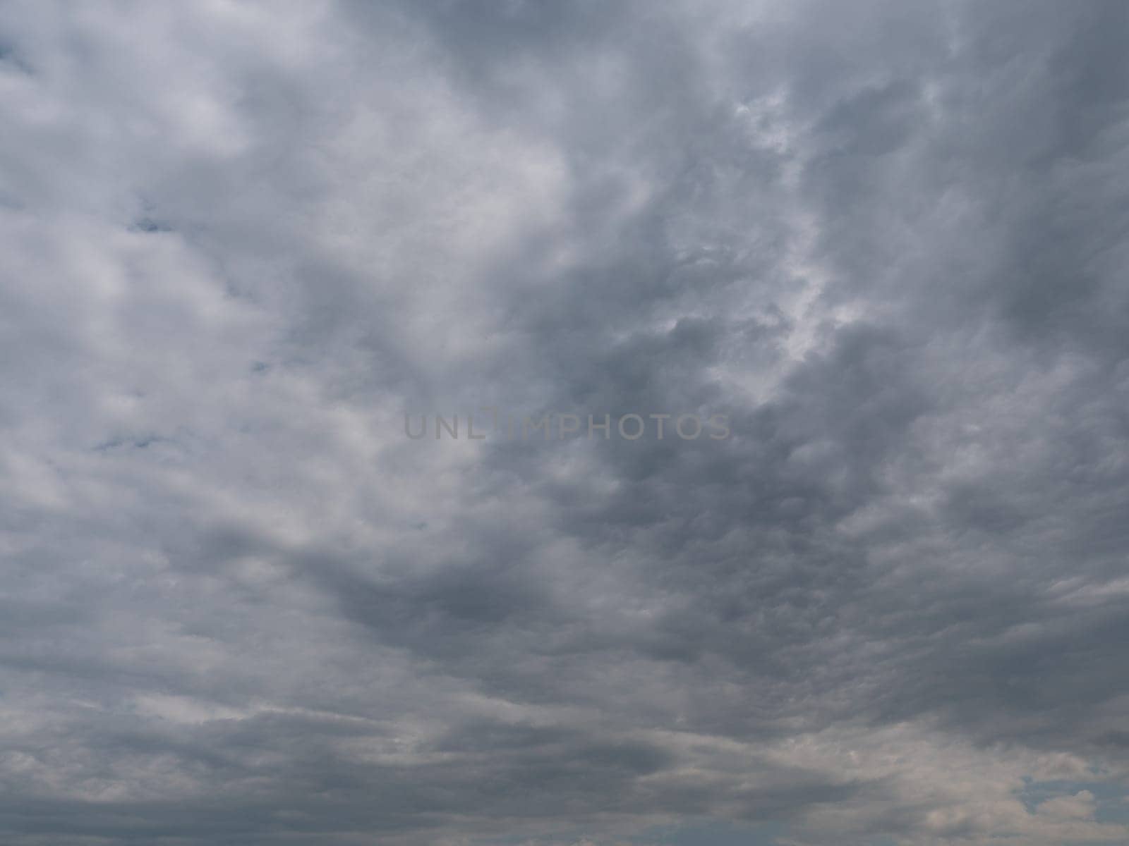 Beautiful various forms clouds in the high sky.