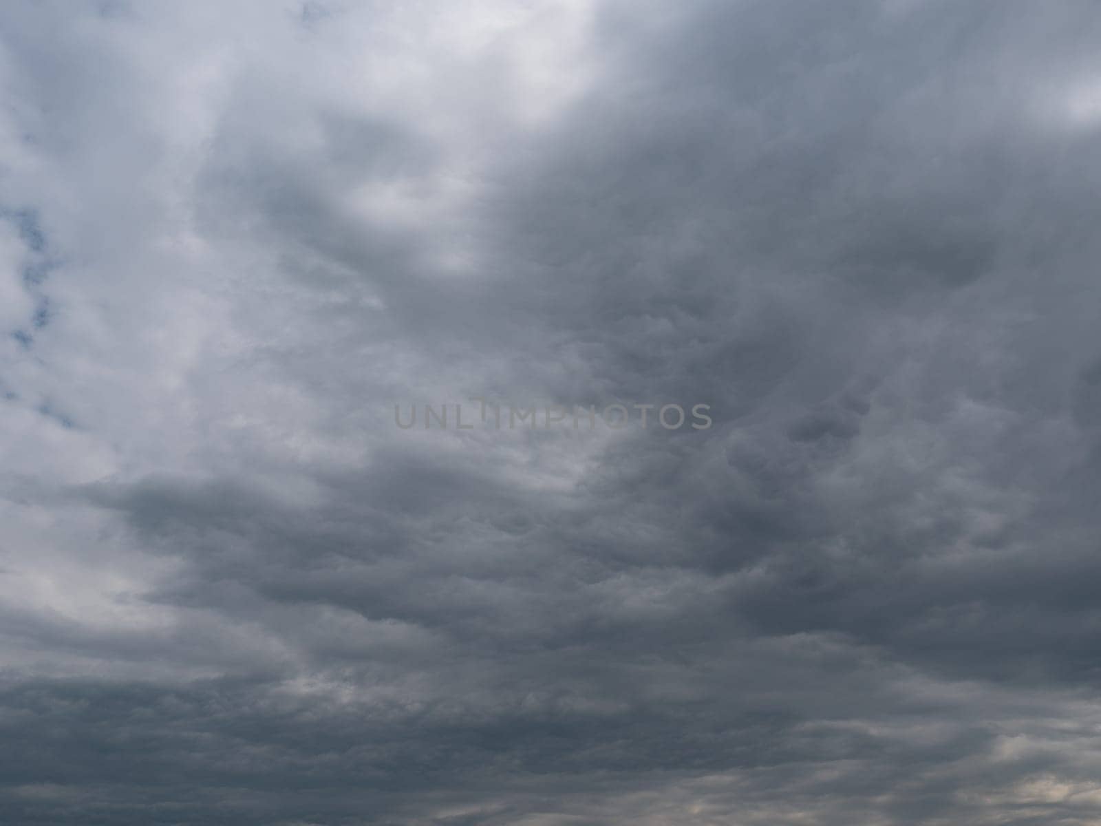 Beautiful various forms clouds in the high sky.