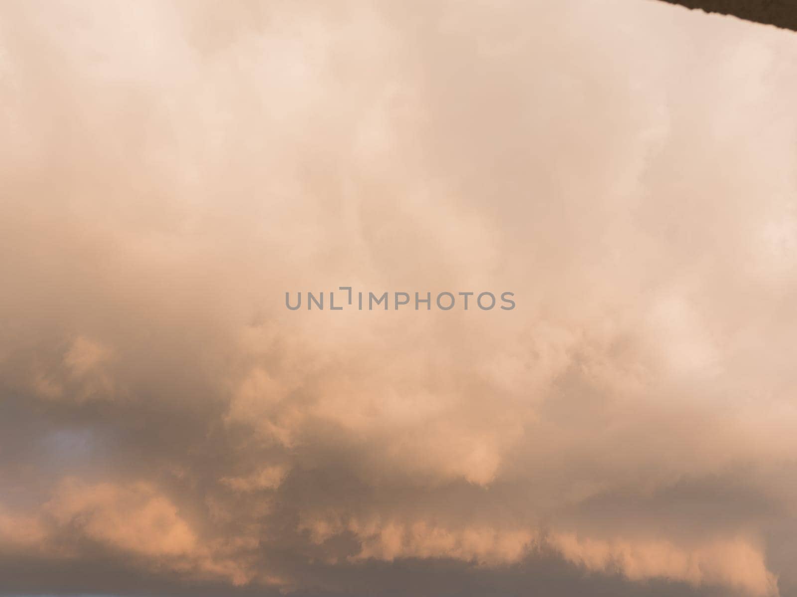 Beautiful various forms clouds in the high sky.
