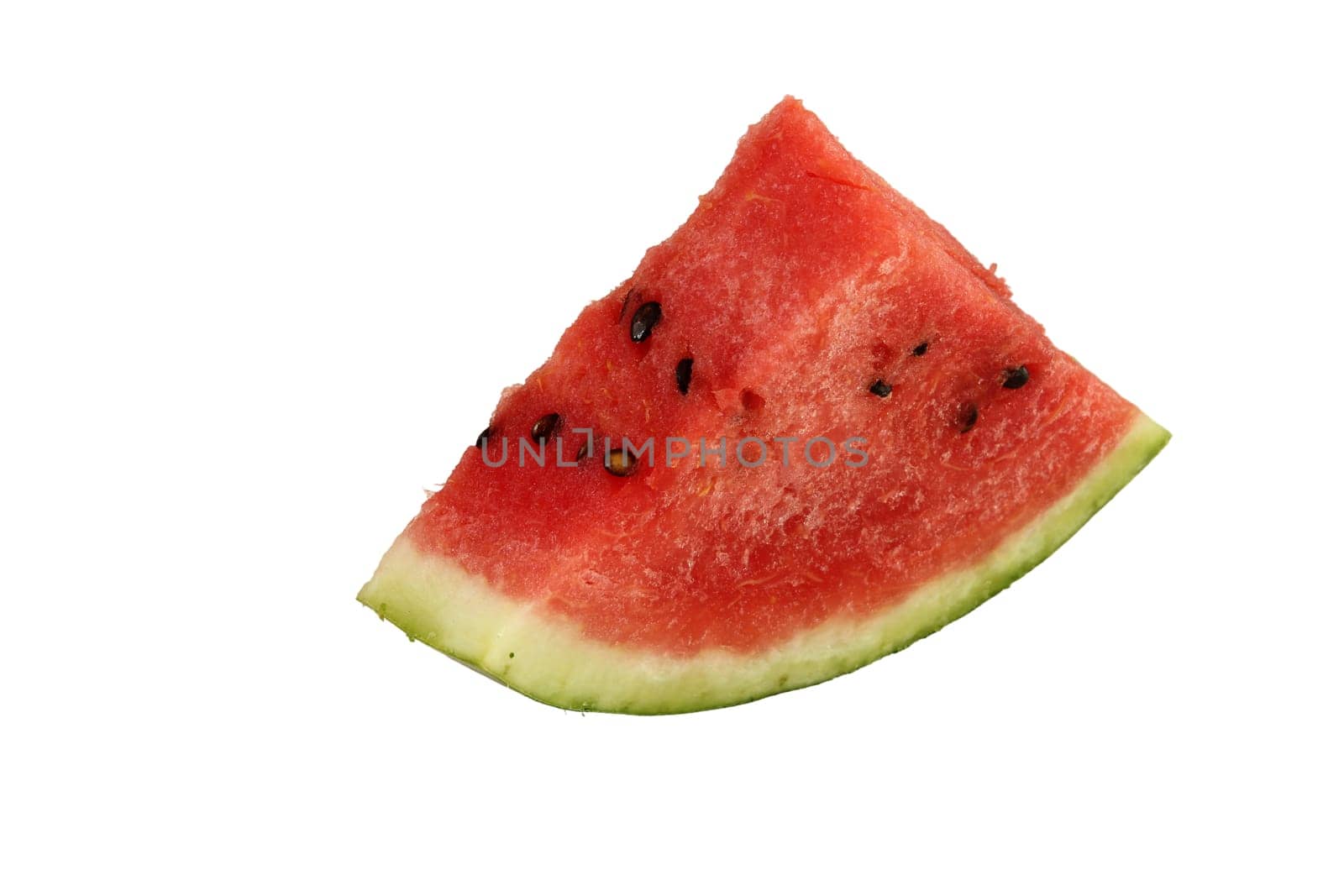 Watermelon, a staple food and natural fruit, is shown on a white background.