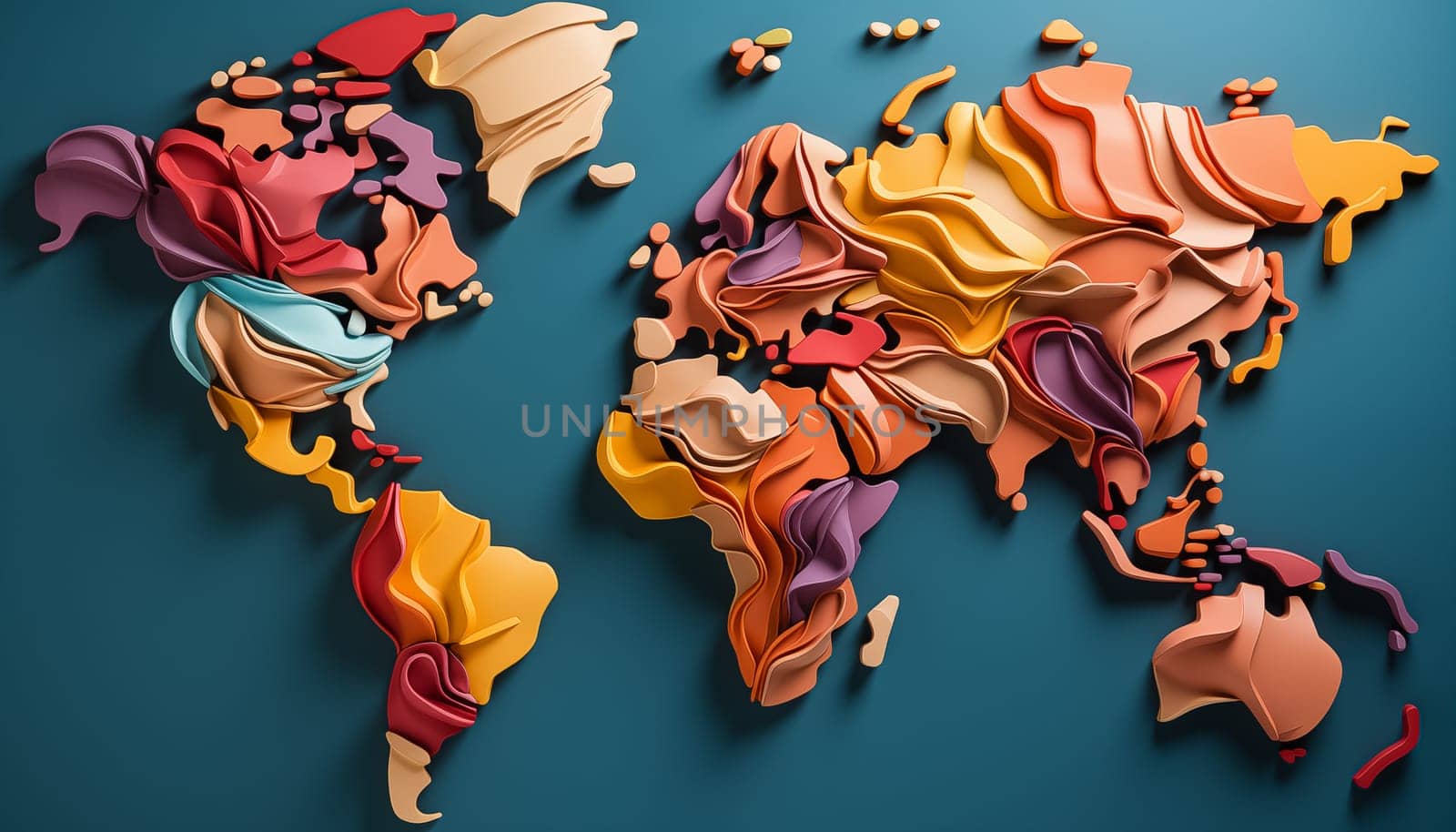 World map - abstract background. High quality photo