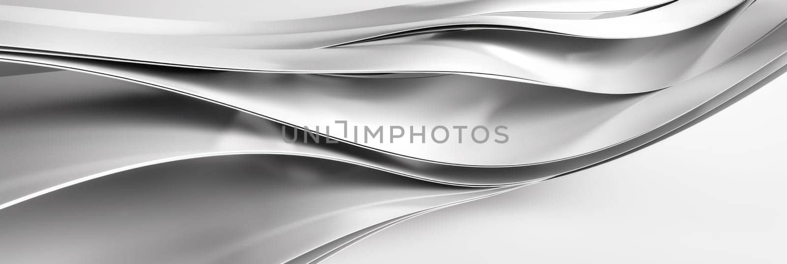 A close up of a shiny silver object on white background