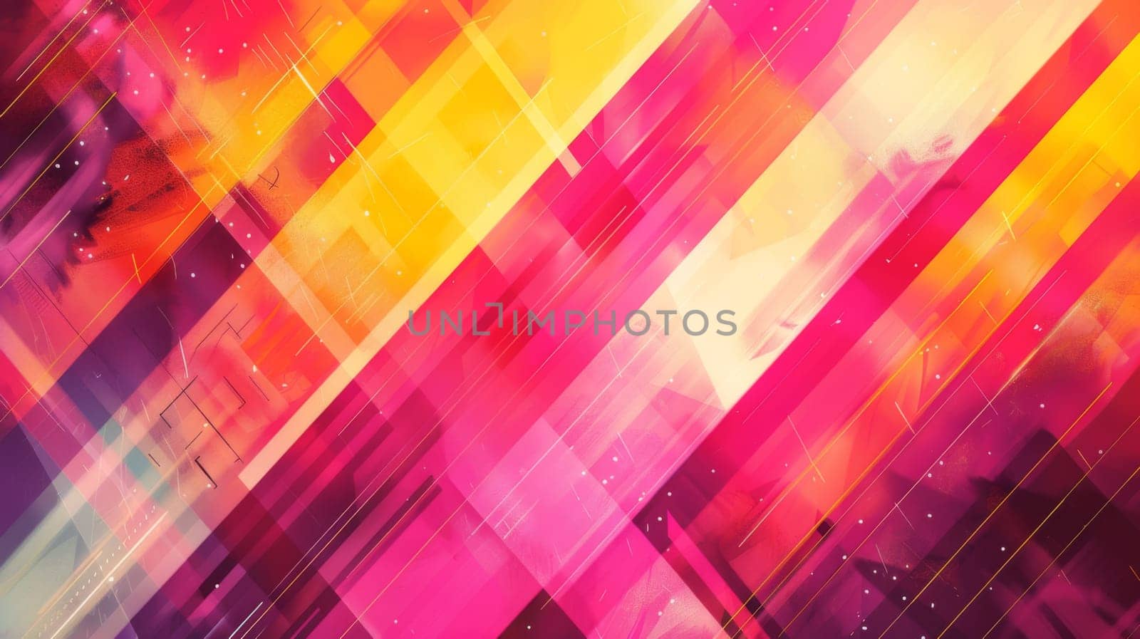 A colorful abstract background with a bright yellow and red color scheme, AI by starush