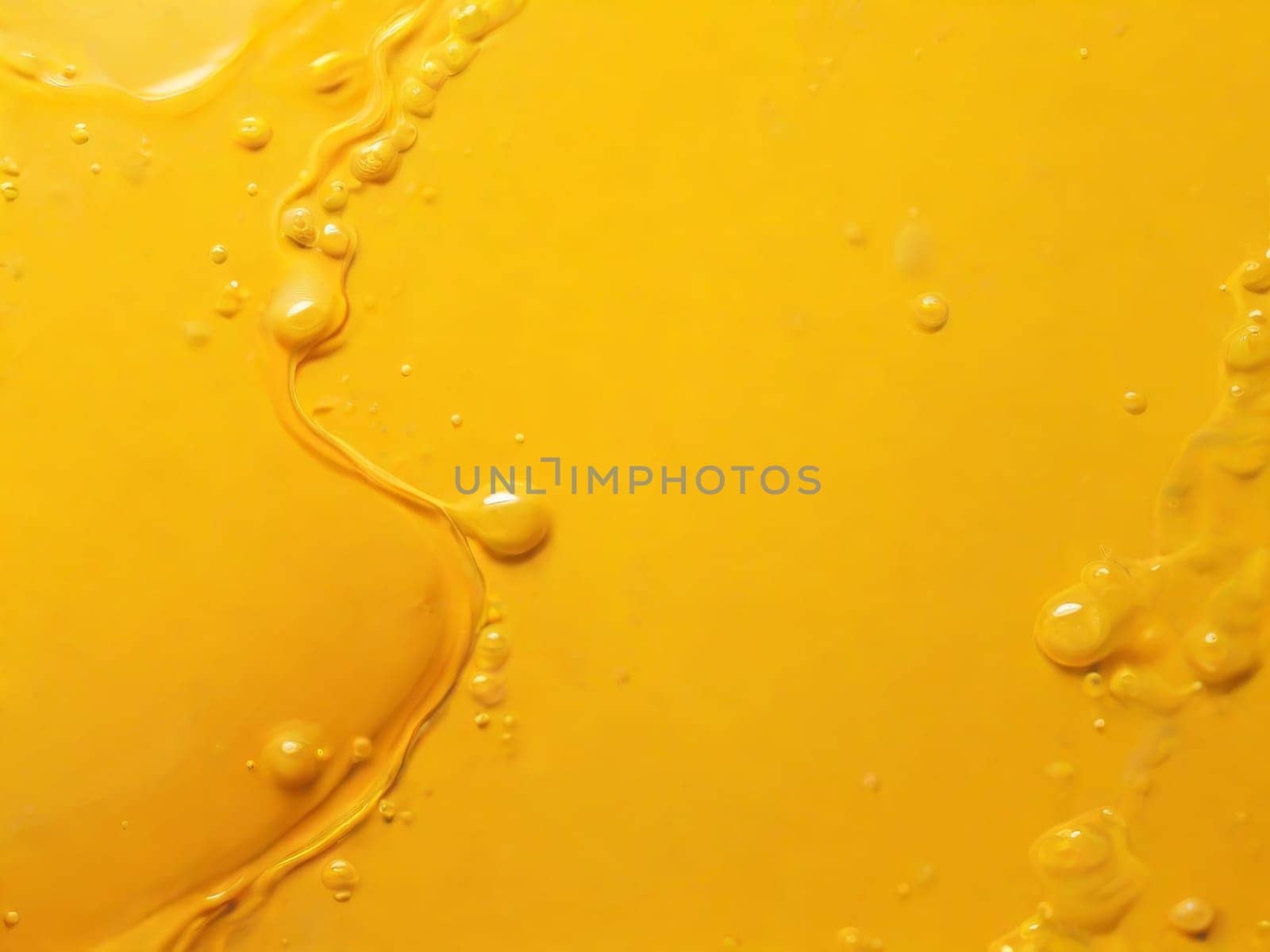 Abstract liquid yellow background.Liquid cream background texture by Ekaterina34