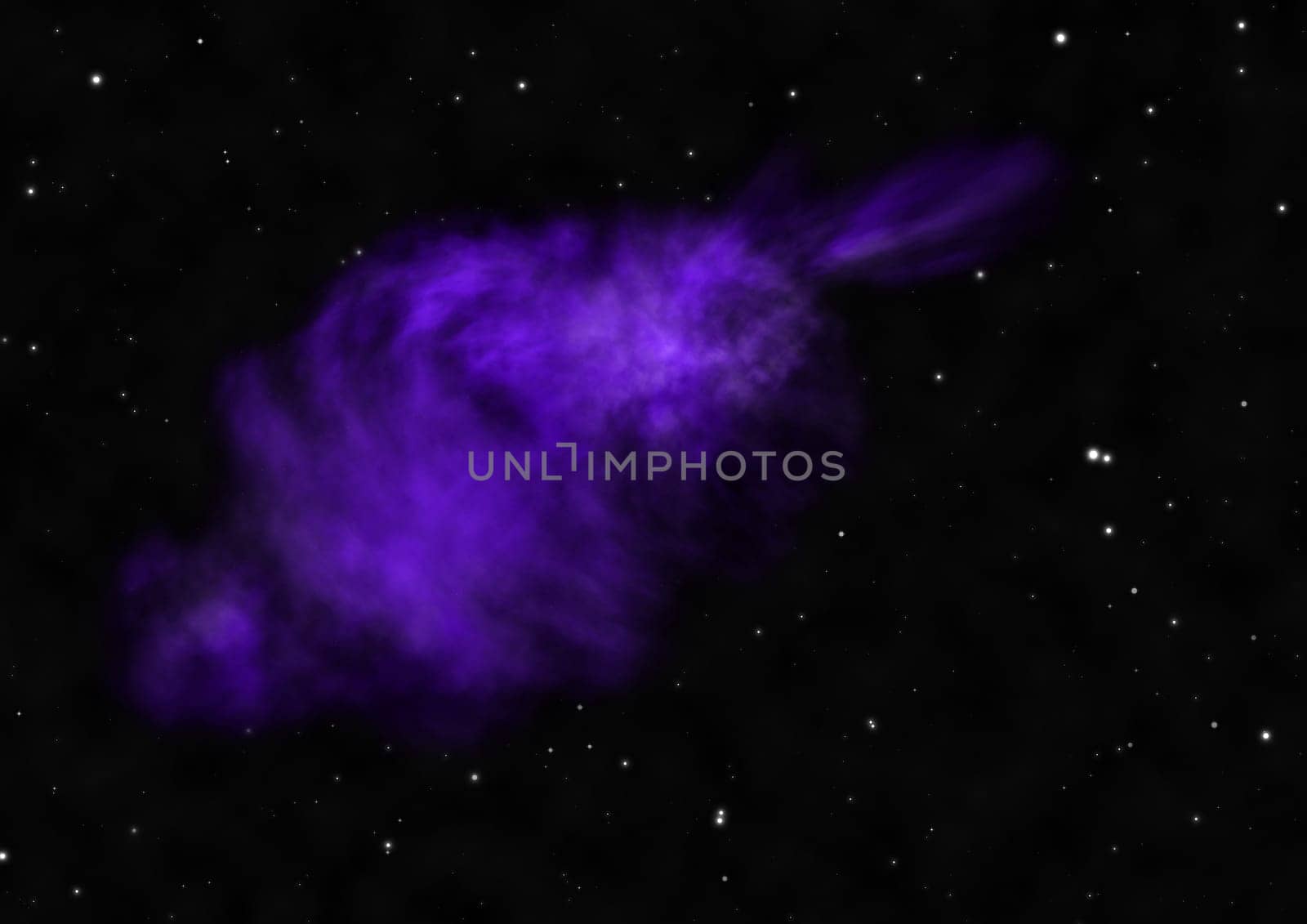 Star field in space a nebulae and a gas congestion. Elements of this image furnished by NASA . 3D rendering