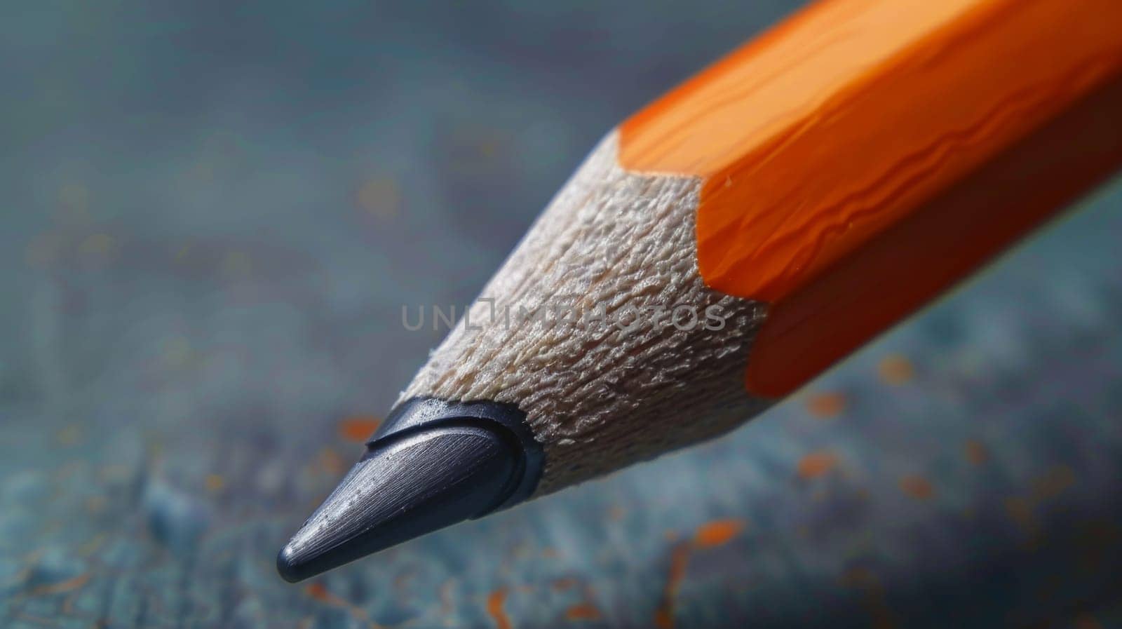 A close up of a pencil with an eraser on the end