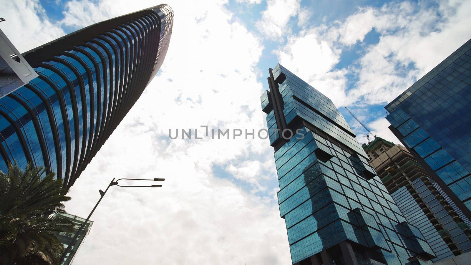 The streets of the skyscrapers of Jakarta, the capital of Indonesia