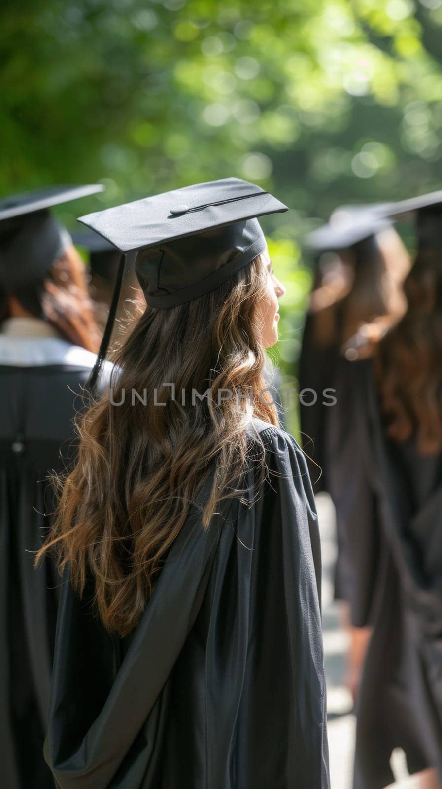 A group of a bunch of people in graduation caps and gowns