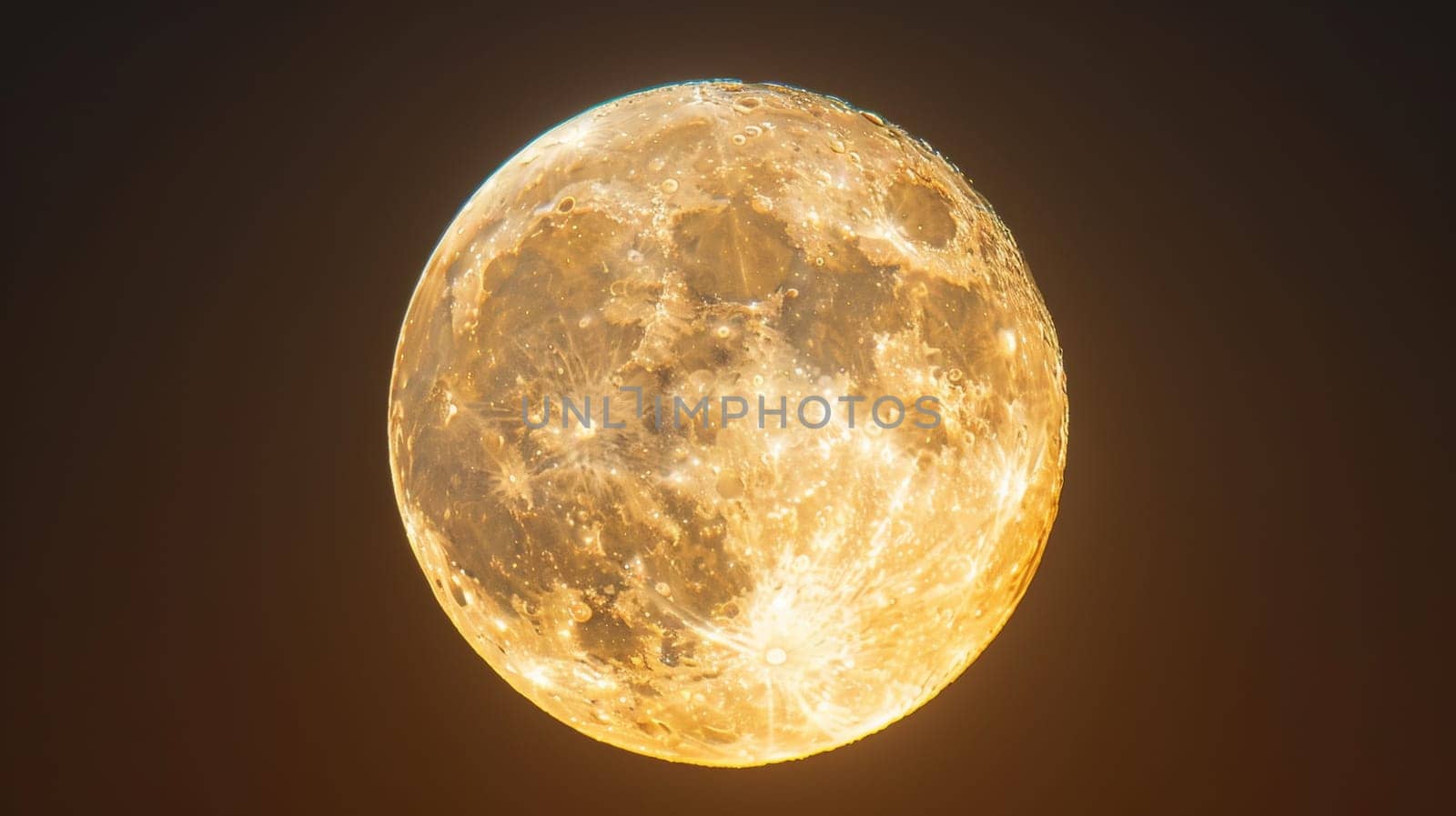 A full moon in the sky with a dark background