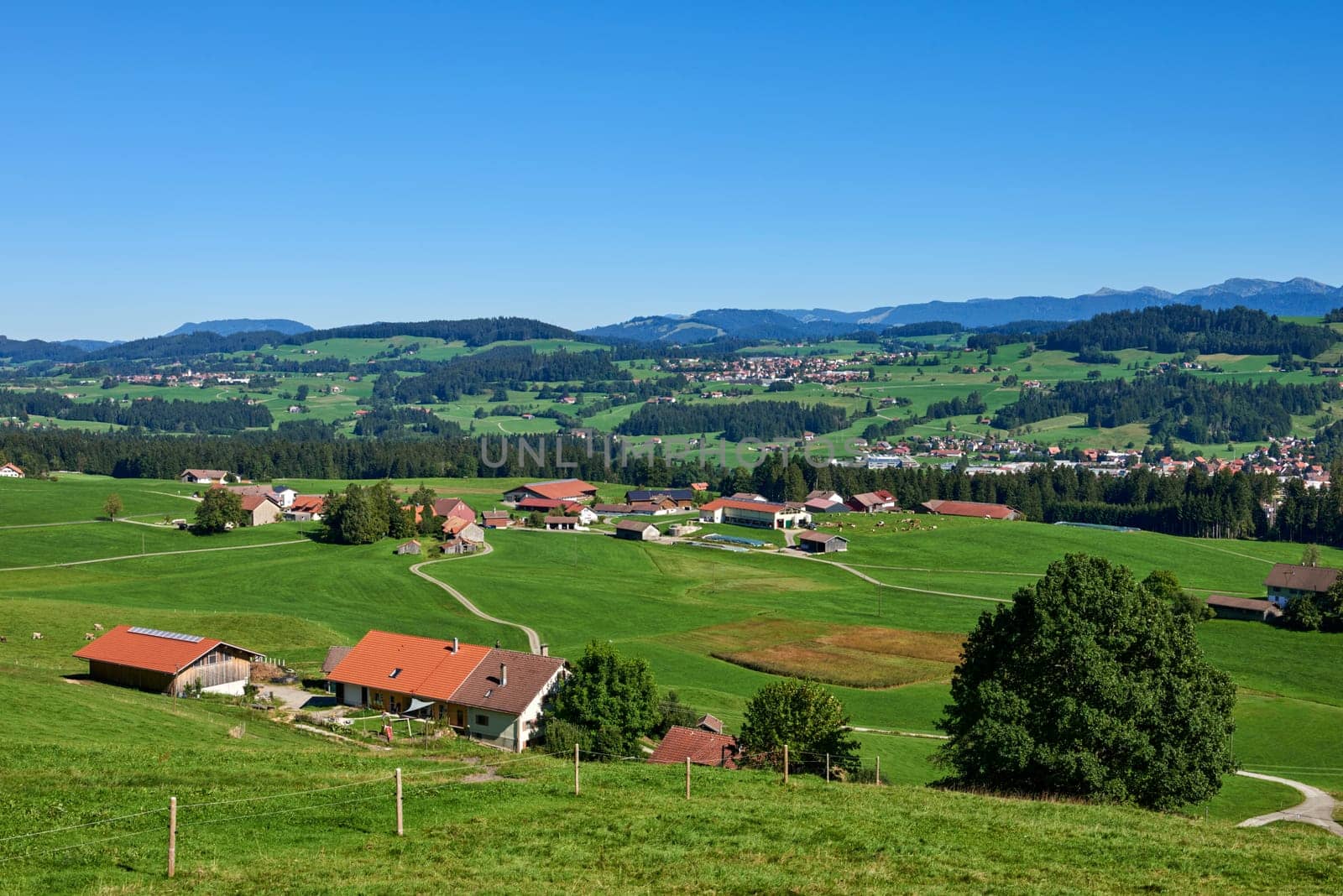 Alpine Foothills Charm: Rural Mountainside Living with Farmer's Homesteads. Mountain Countryside: Farmer's Dwellings, Pastures, and the Sky Above. Nature's Eco-Friendly Living in the Alpine Highlands. Rural Elegance: Alpine Homesteads, Pastures, and the Skies of Conservation. Alpine Horizon: Farmers' Dwellings, Green Pastures, and Environmental Harmony by Andrii_Ko