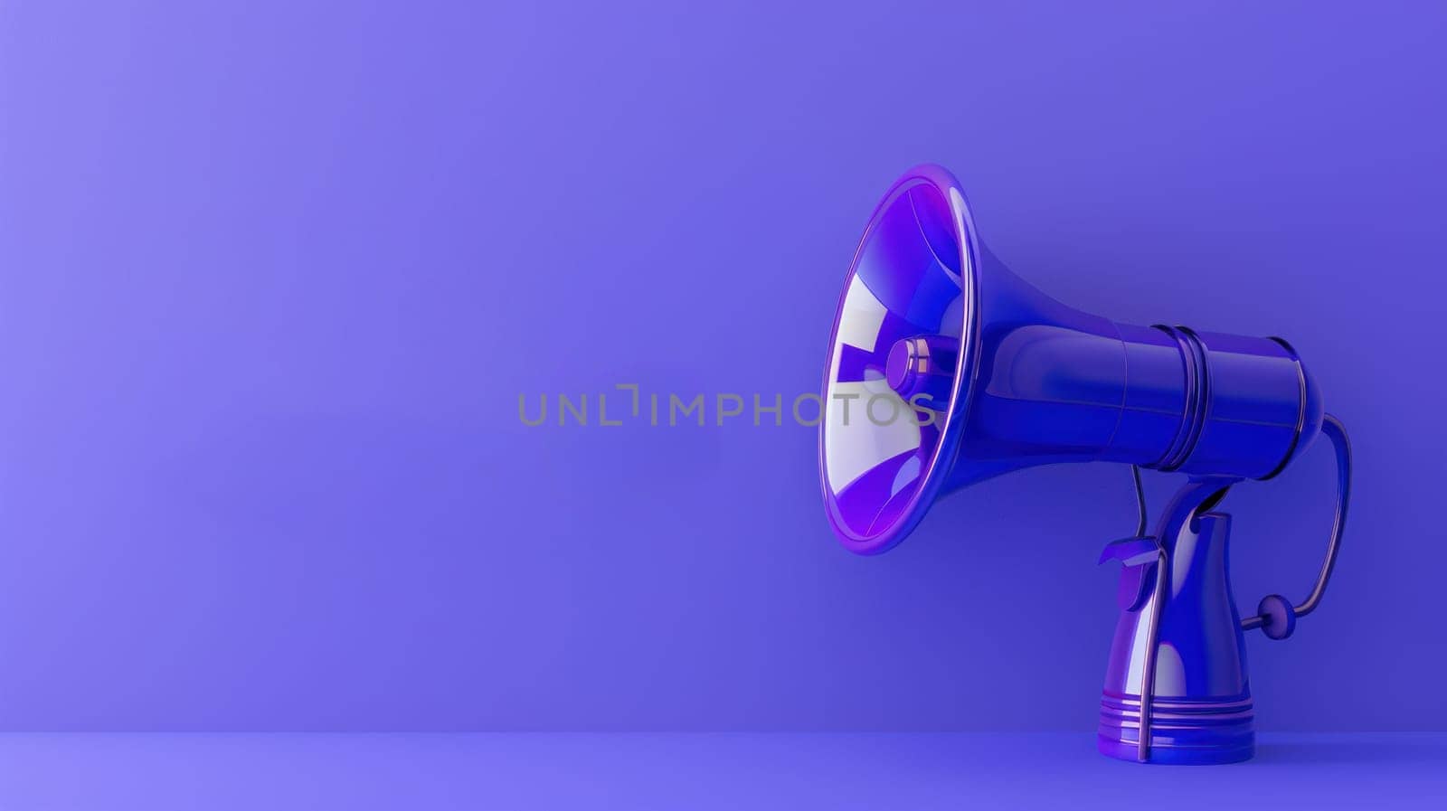 A megaphone is on a bright background by golfmerrymaker