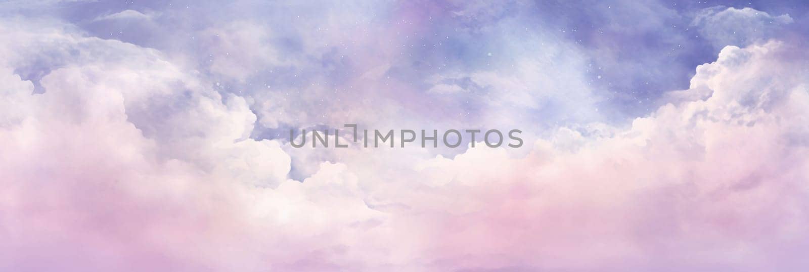 Sky and clouds panorama with copy space. Nature abstract background. by ThemesS