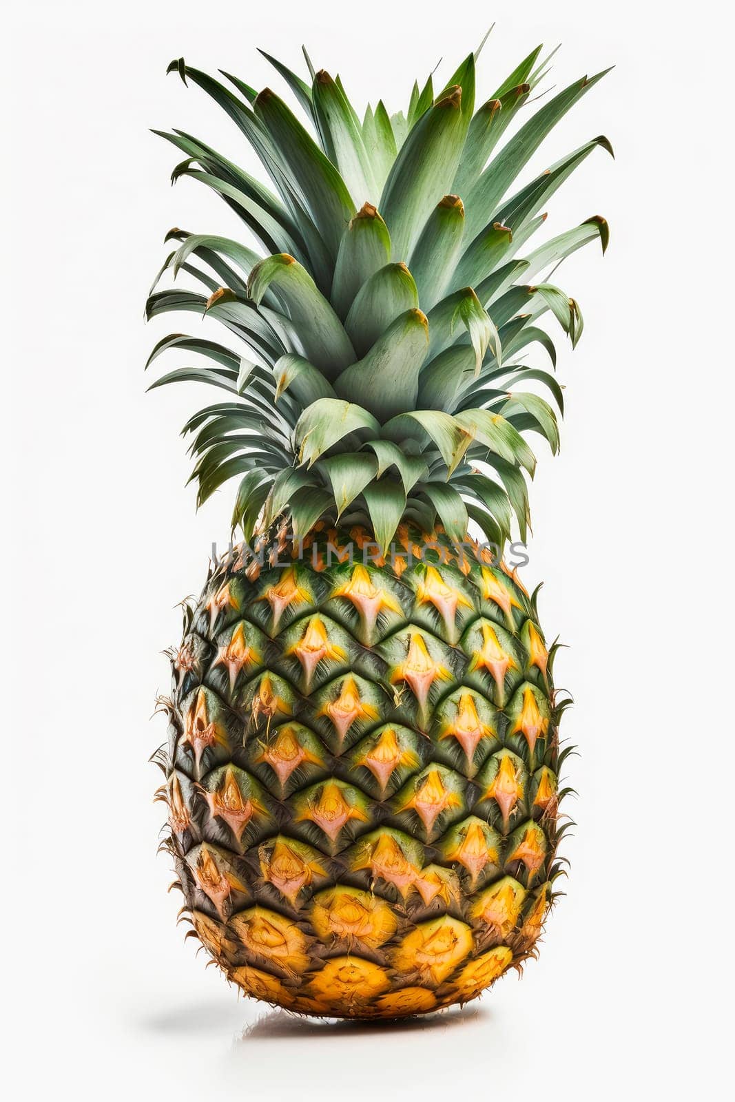Pineapple isolate on white background. by yanadjana