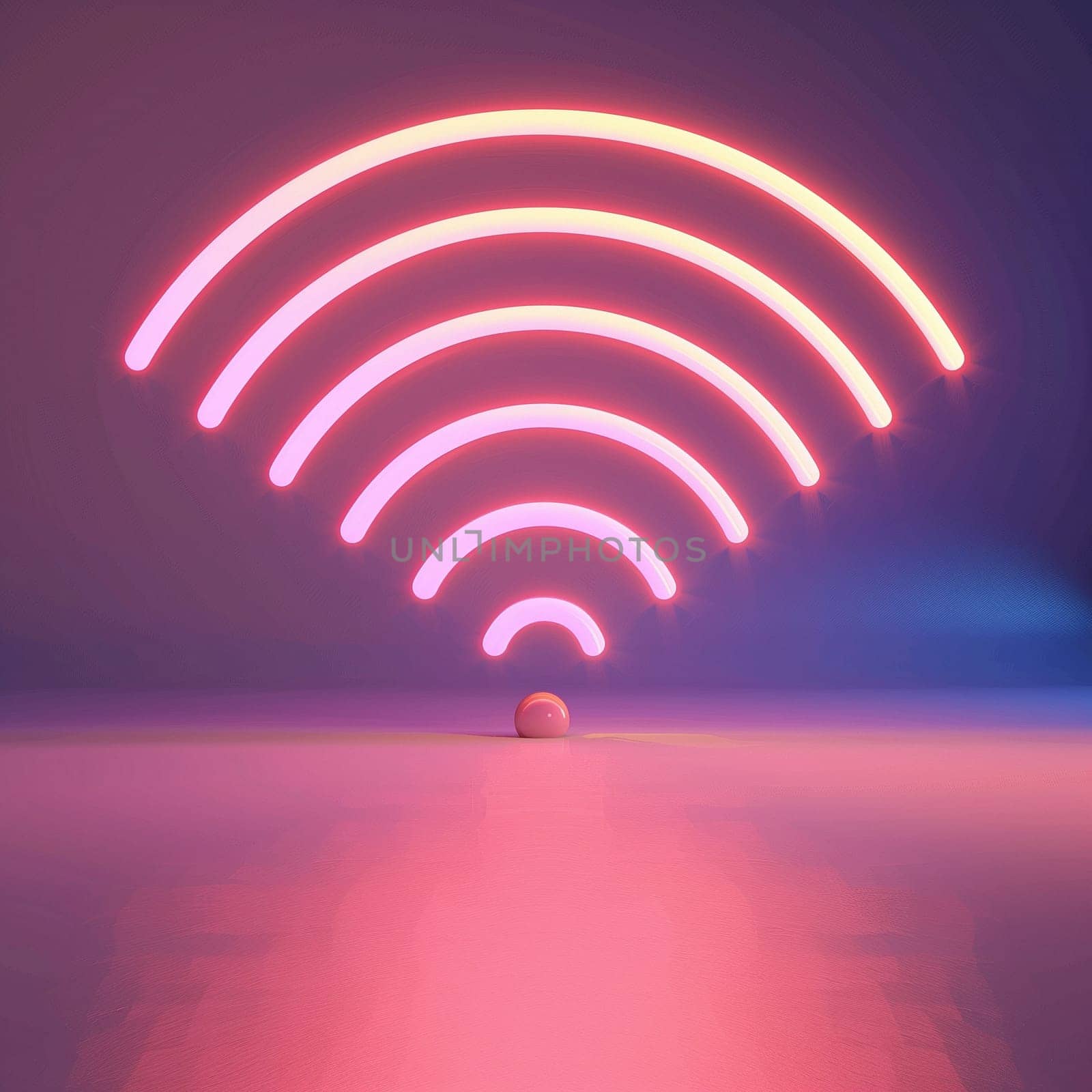 Communication wi-fi and 5g connection 3d elements. 3d Background. High quality illustration